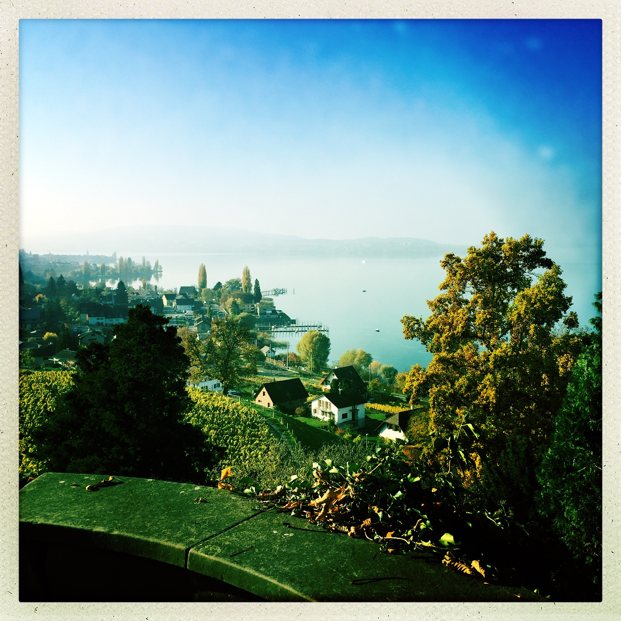 Hipstamatic 302 sample photo. This is where i live, lake constance, switzerland photography