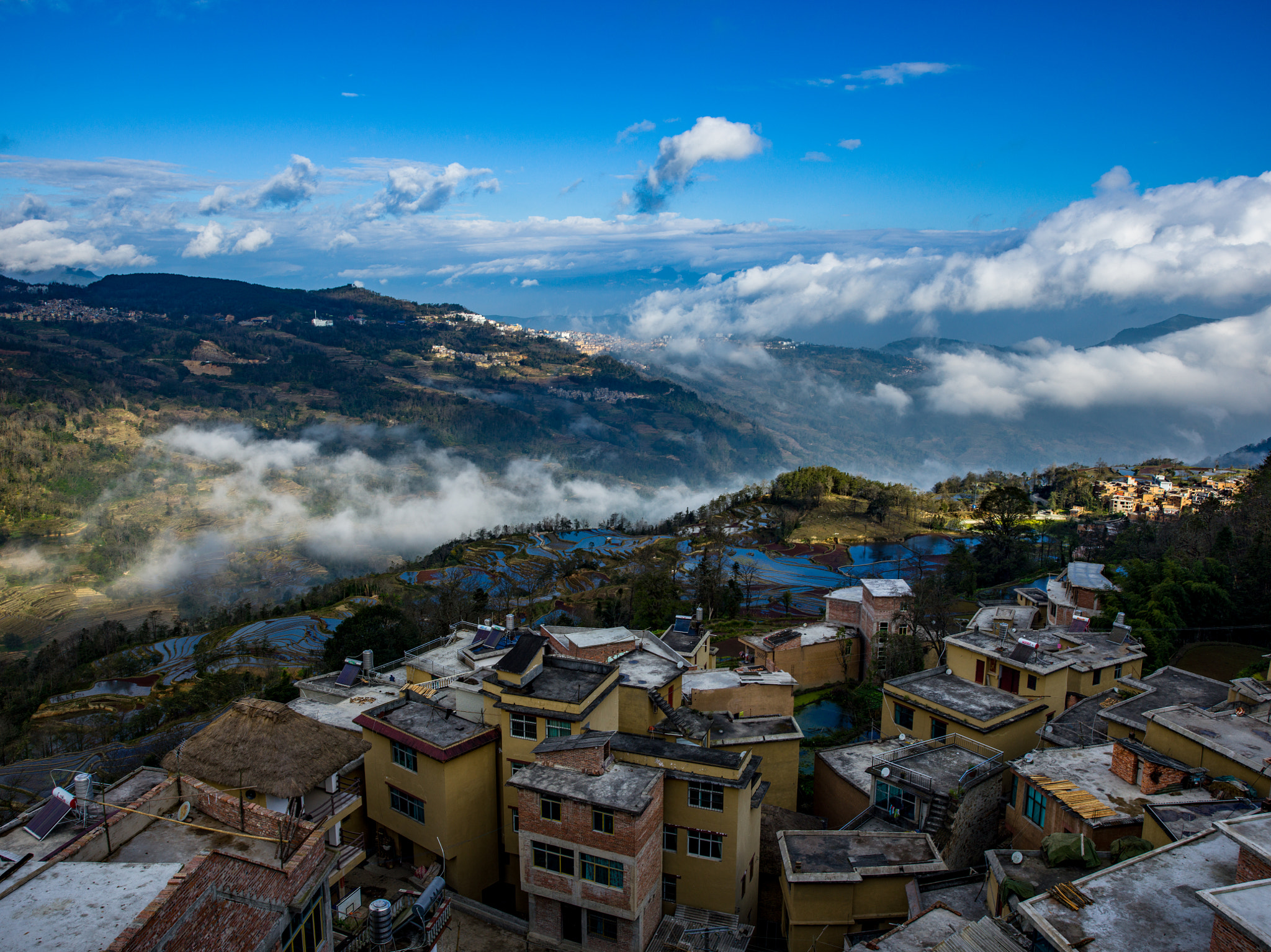 HCD 35-90 sample photo. A view of yuanyang village photography