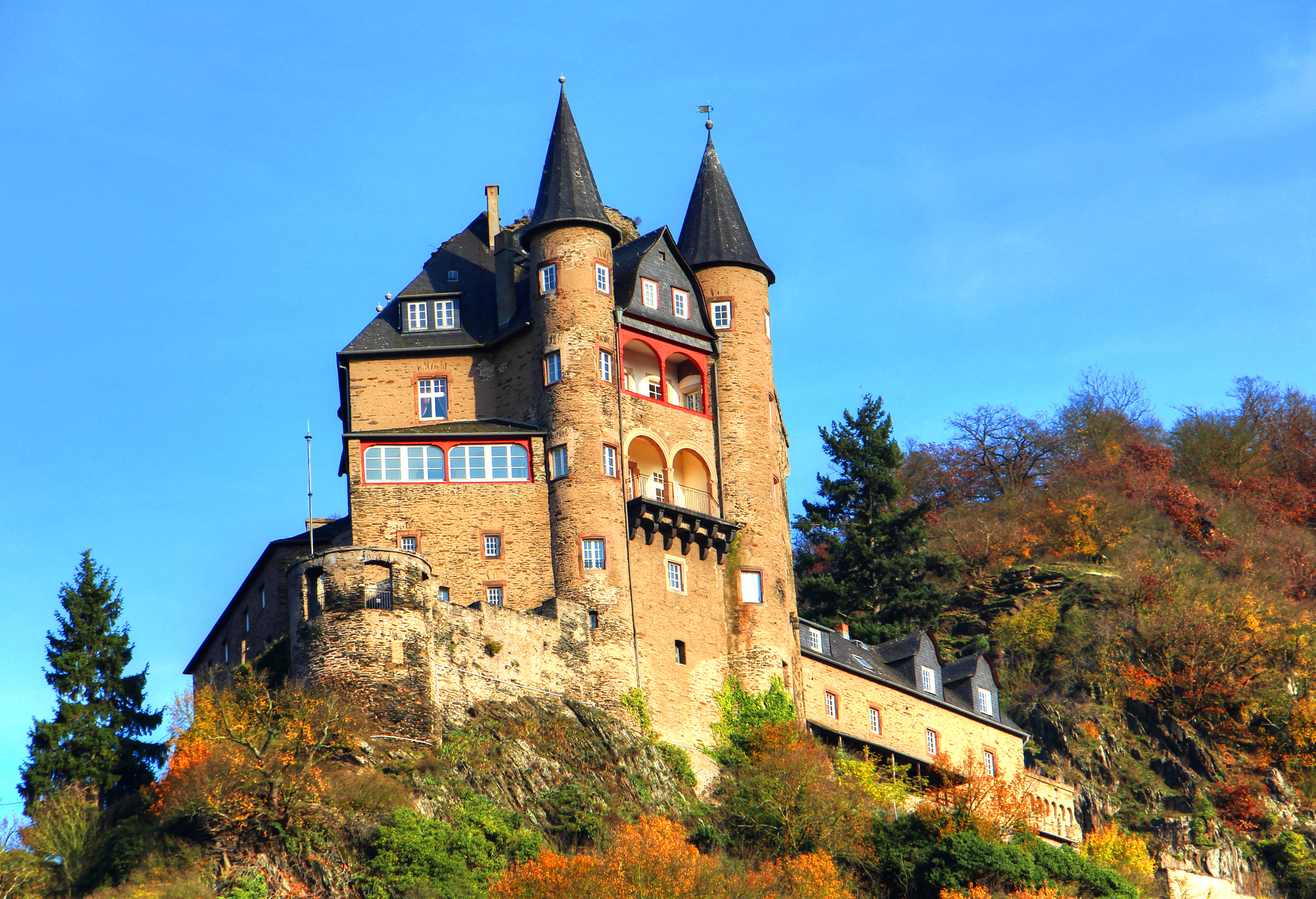Canon EOS 700D (EOS Rebel T5i / EOS Kiss X7i) sample photo. Castle along the rhine photography
