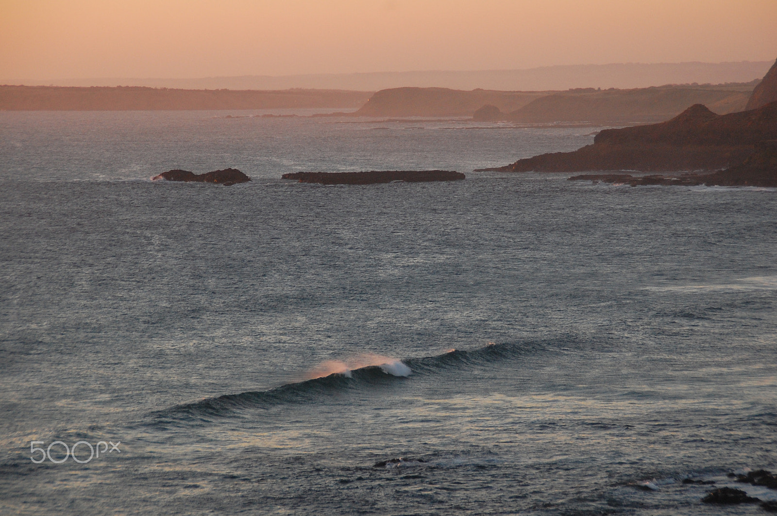 Nikon D40 sample photo. Ocean line photography