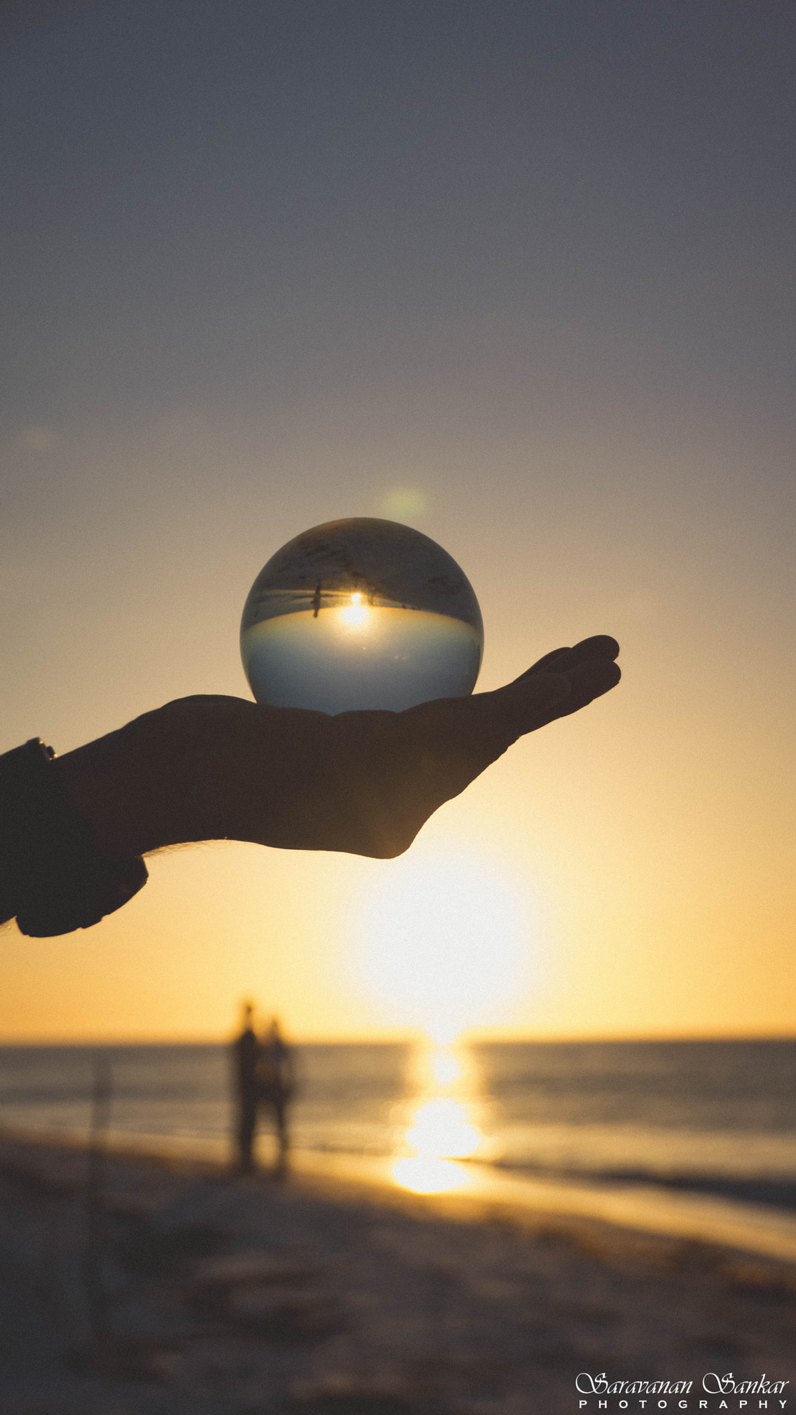 Sony SLT-A65 (SLT-A65V) sample photo. Romantic sunset & crystal ball photography