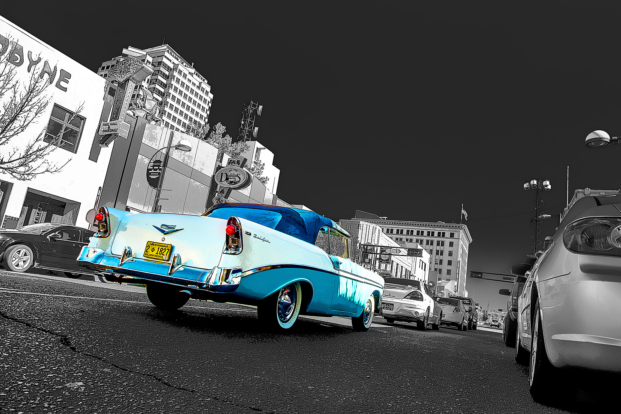 Nikon D800 sample photo. Chevy on central avenue, albuquerque photography