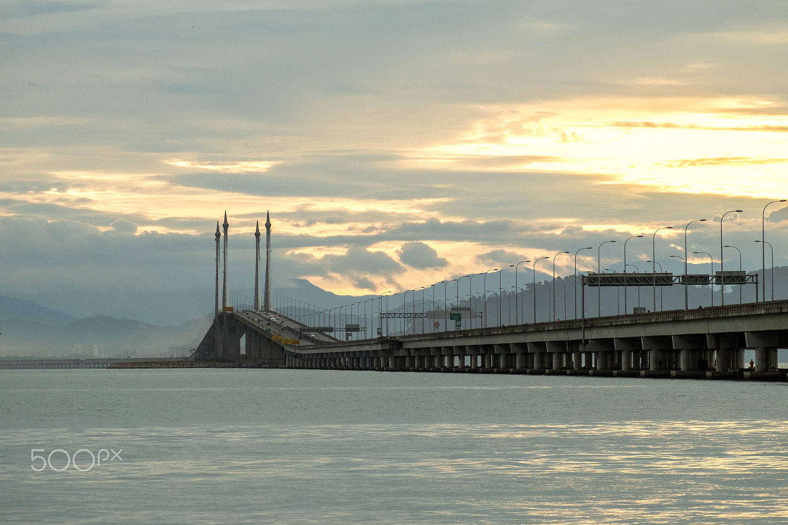 Fujifilm X-T1 + Fujifilm XC 50-230mm F4.5-6.7 OIS sample photo. Penang bridge photography