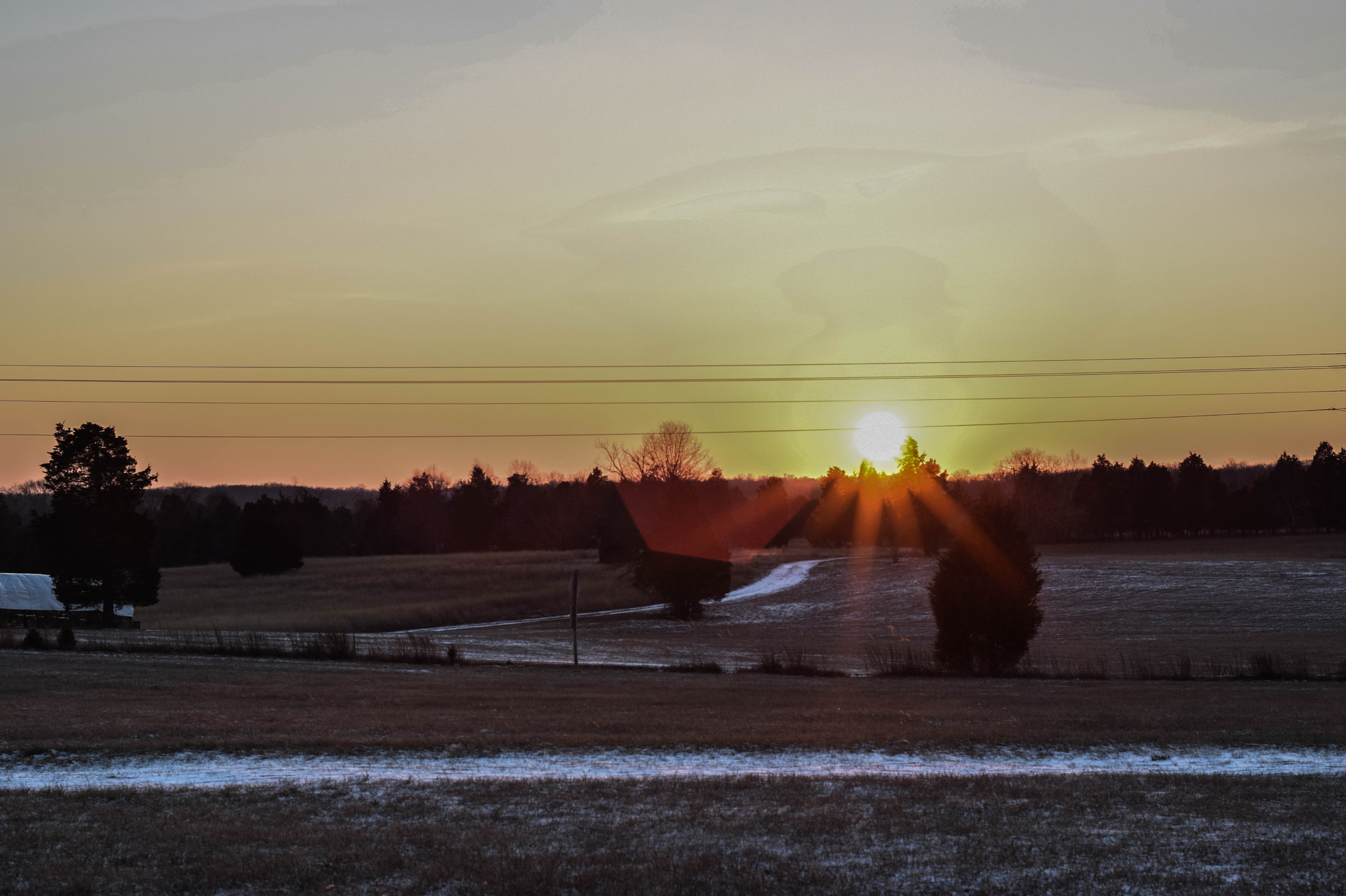 Nikon D5300 + Nikon AF Nikkor 50mm F1.8D sample photo. Battlefield sunset photography