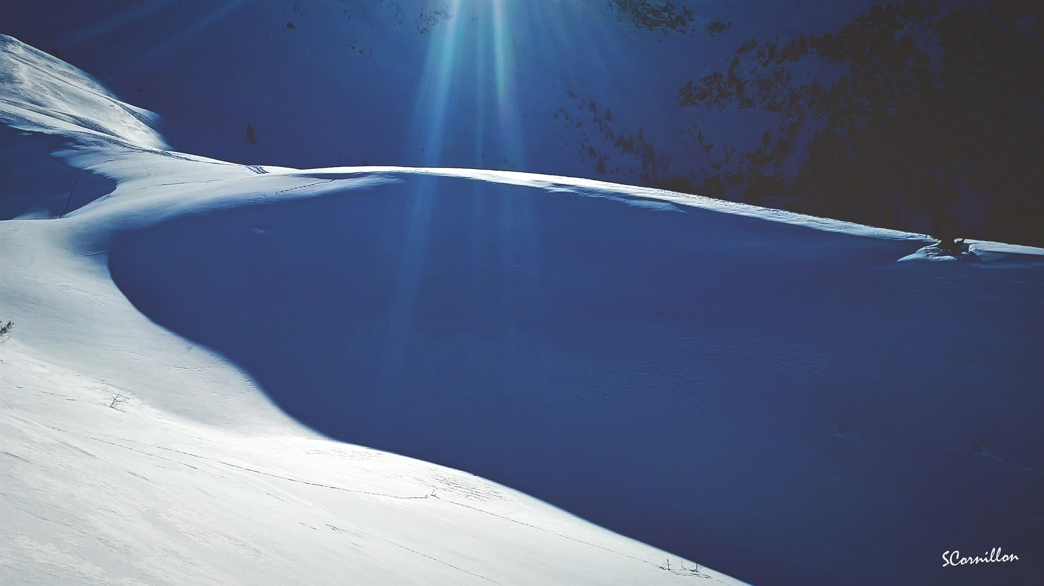 Nokia Lumia 635 sample photo. Snowy hills - molines-en-queyras photography