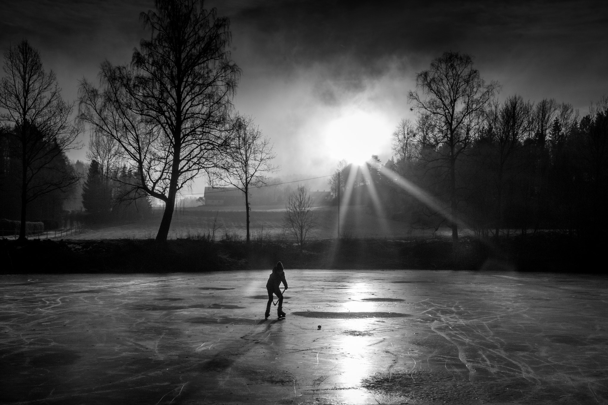 Canon EOS 60D + Canon EF 28mm F2.8 sample photo. Iceskating photography