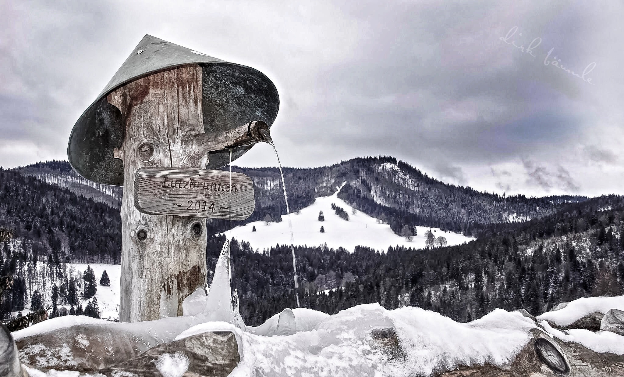 Sony SLT-A65 (SLT-A65V) sample photo. Winter is back in the black forest photography