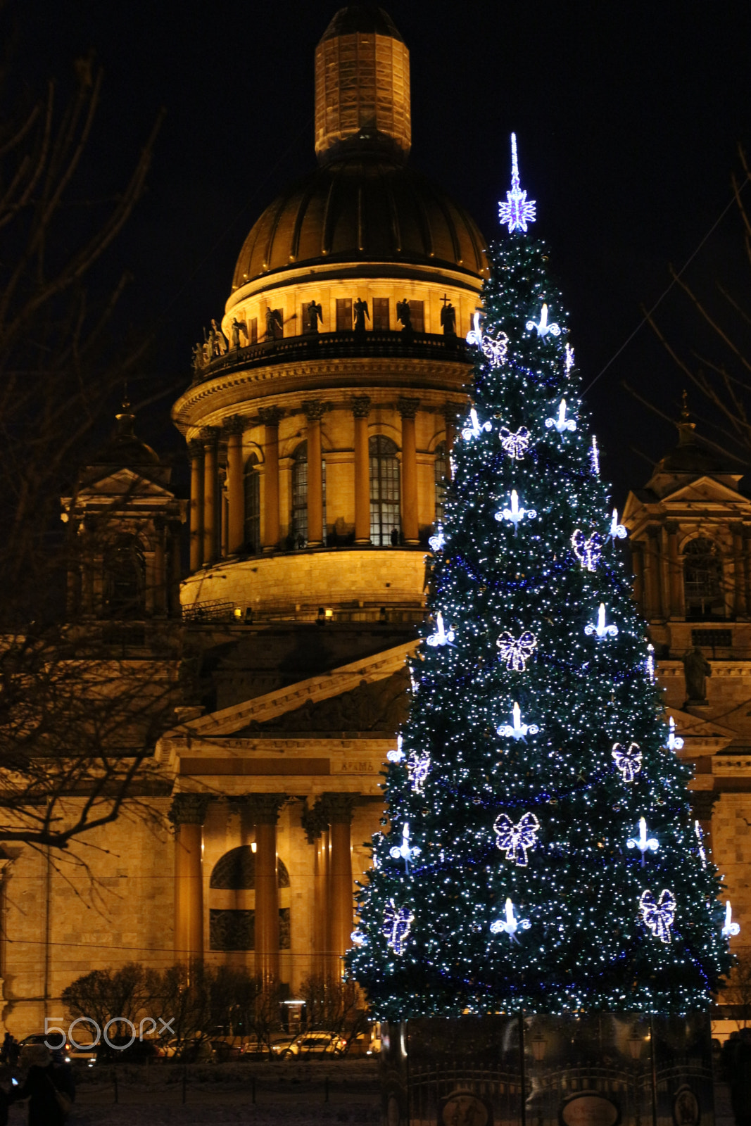 Canon EOS 650D (EOS Rebel T4i / EOS Kiss X6i) sample photo. St. isaac's cathedral and christmas tree photography