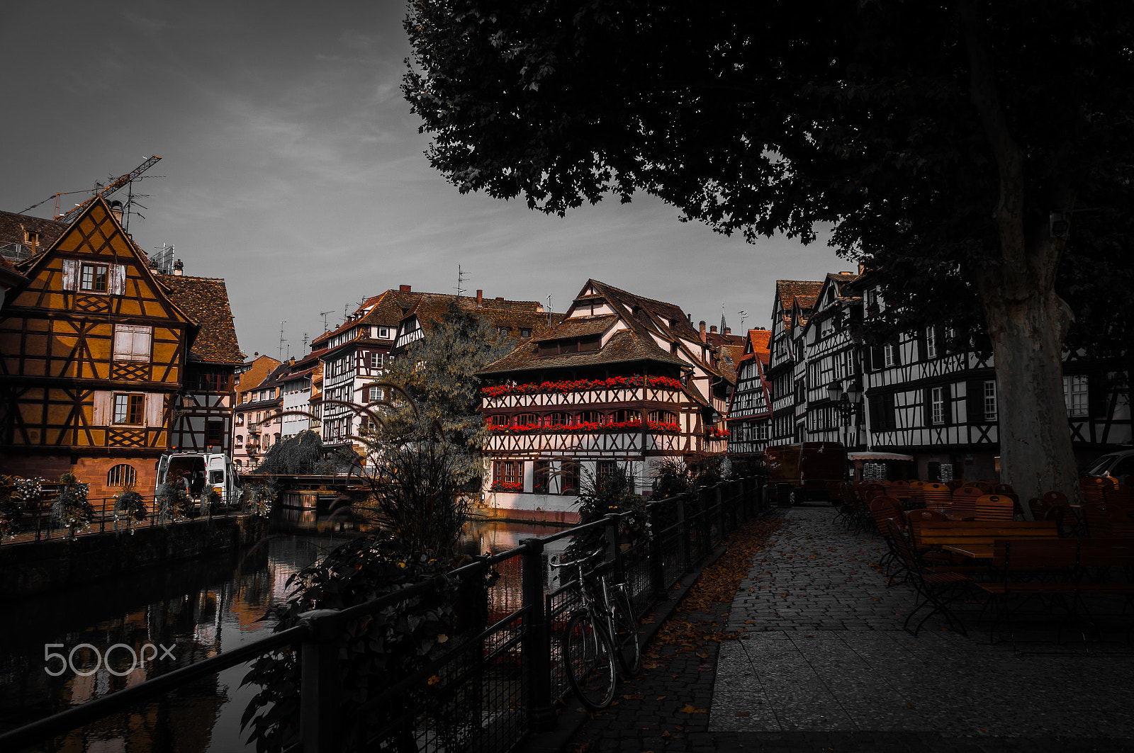 Sony SLT-A37 sample photo. Old town houses in petite france district in strassburg, alsace photography