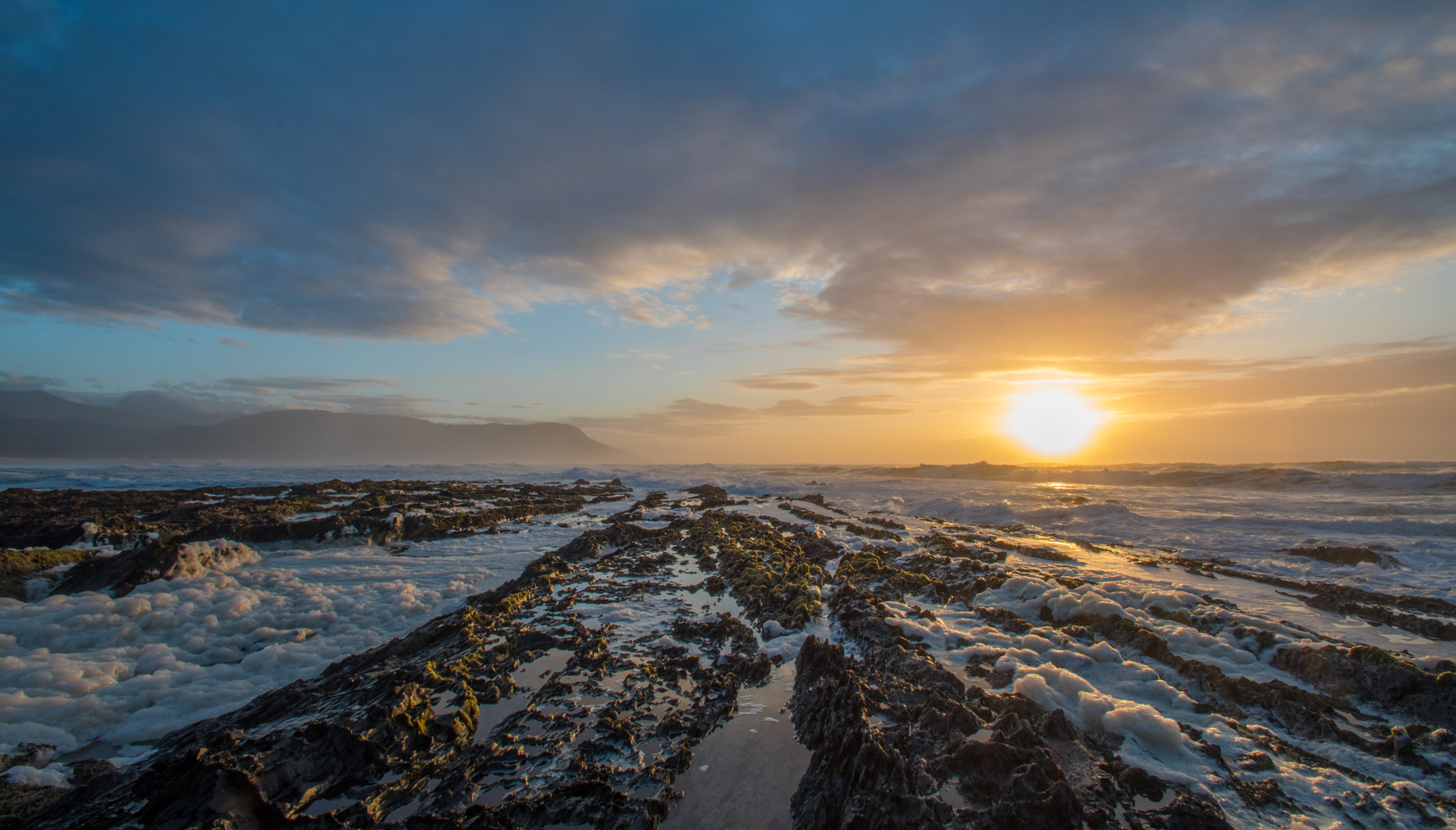 Nikon D500 sample photo. Foamy sunrise photography