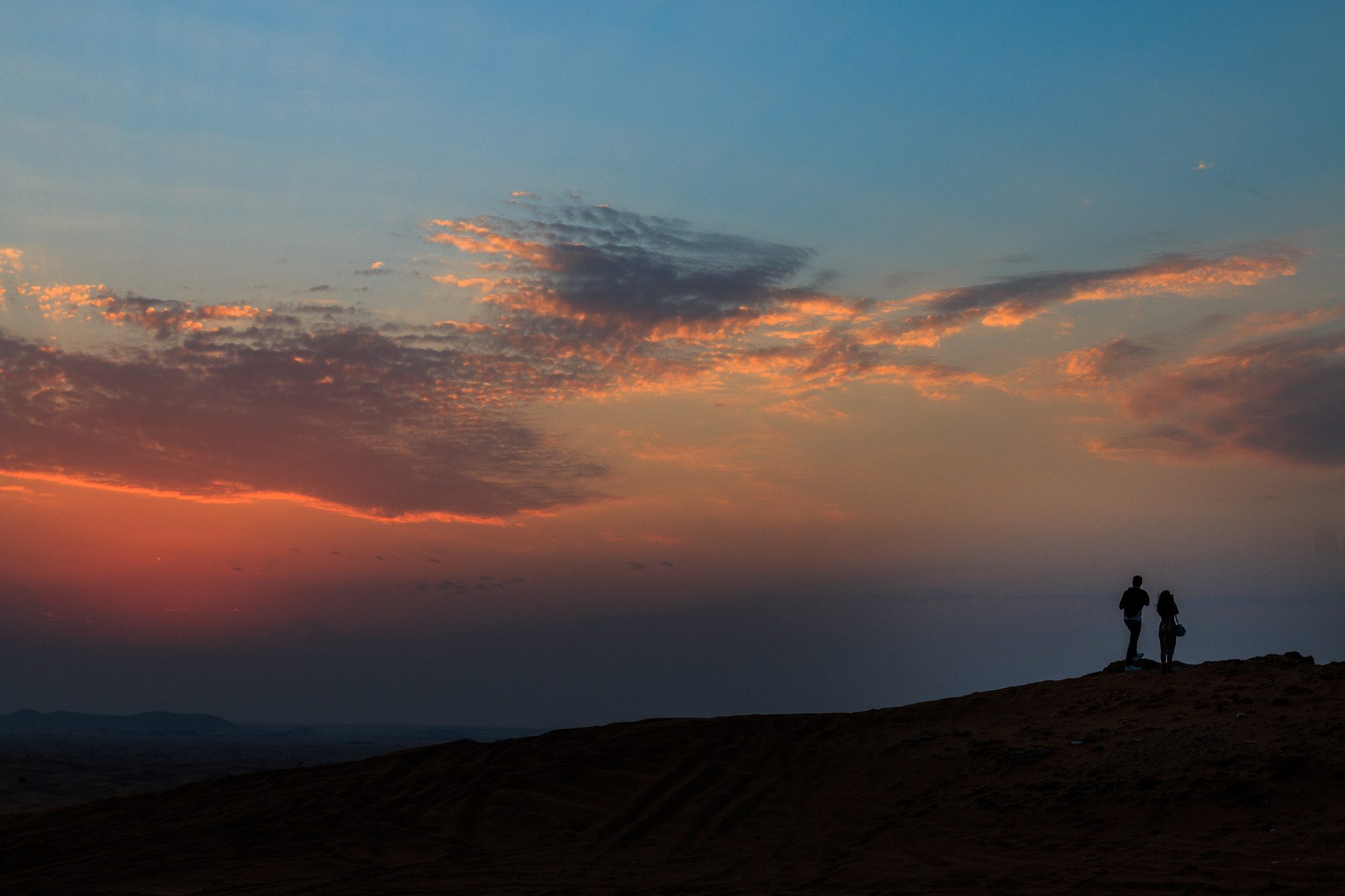 Canon EF 16-35mm F2.8L II USM sample photo. Photographing a desert sunset photography