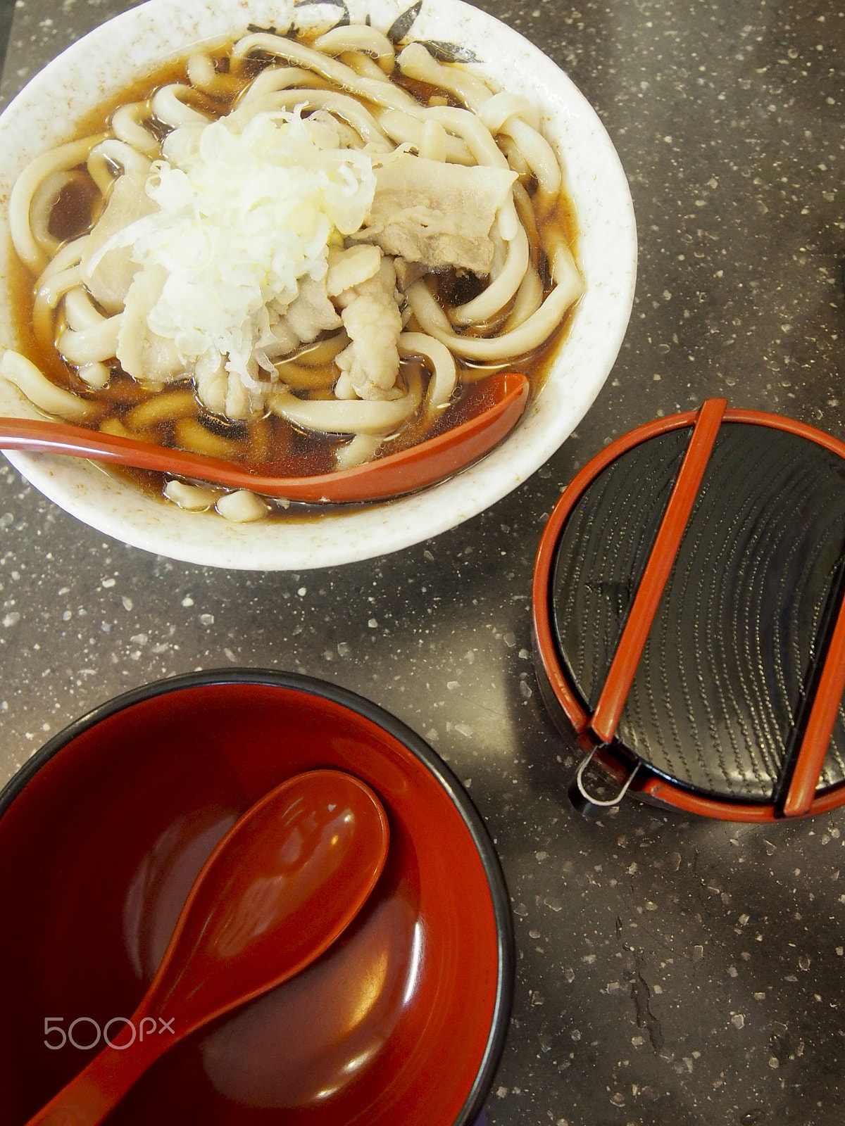 Olympus OM-D E-M5 sample photo. Udon noodle lunch photography