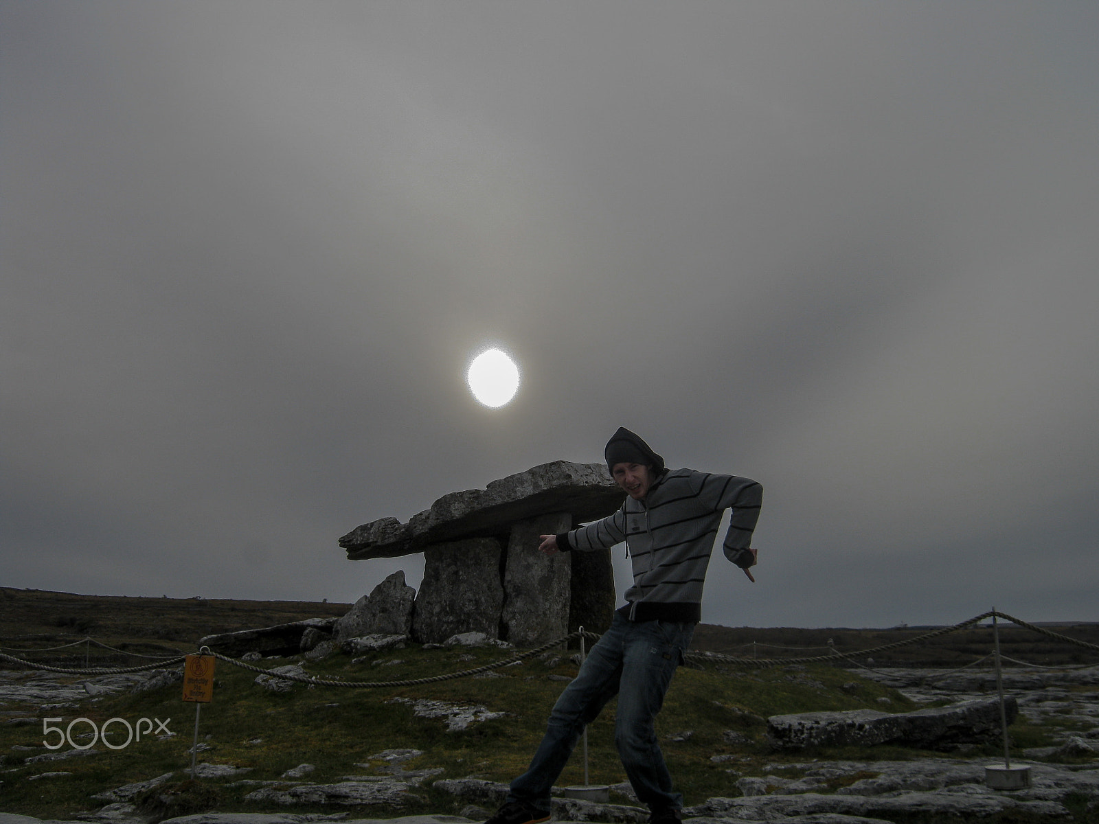 Canon PowerShot A480 sample photo. Poulnabrone dolmen portal tomb photography