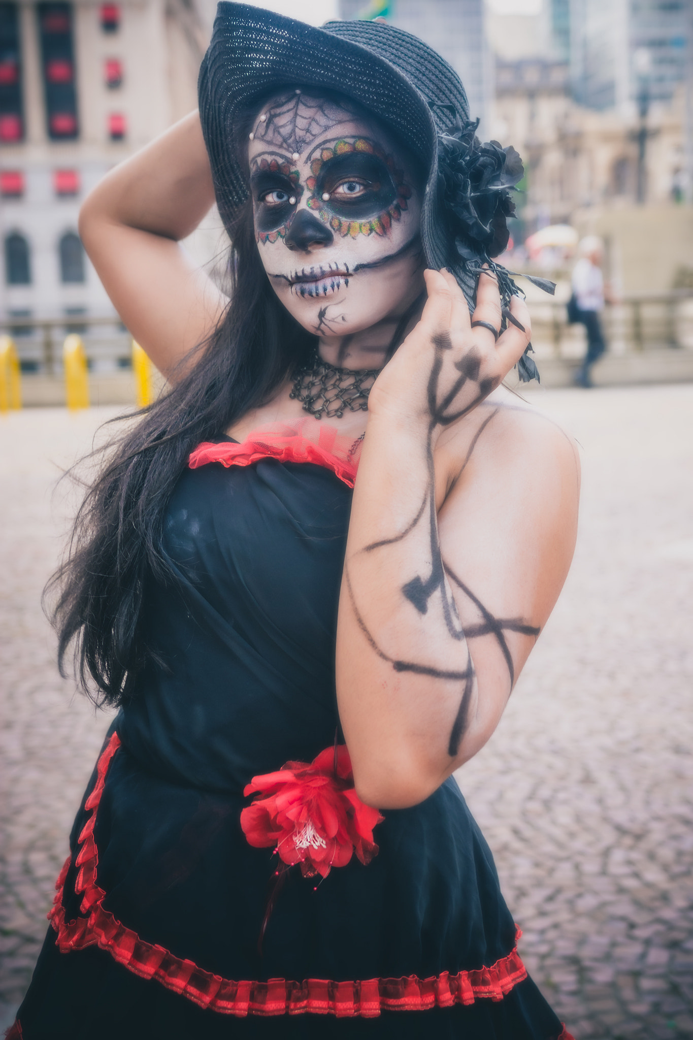 Nikon D5200 + Sigma 18-35mm F1.8 DC HSM Art sample photo. Zombie walk 2016 - la muerta photography