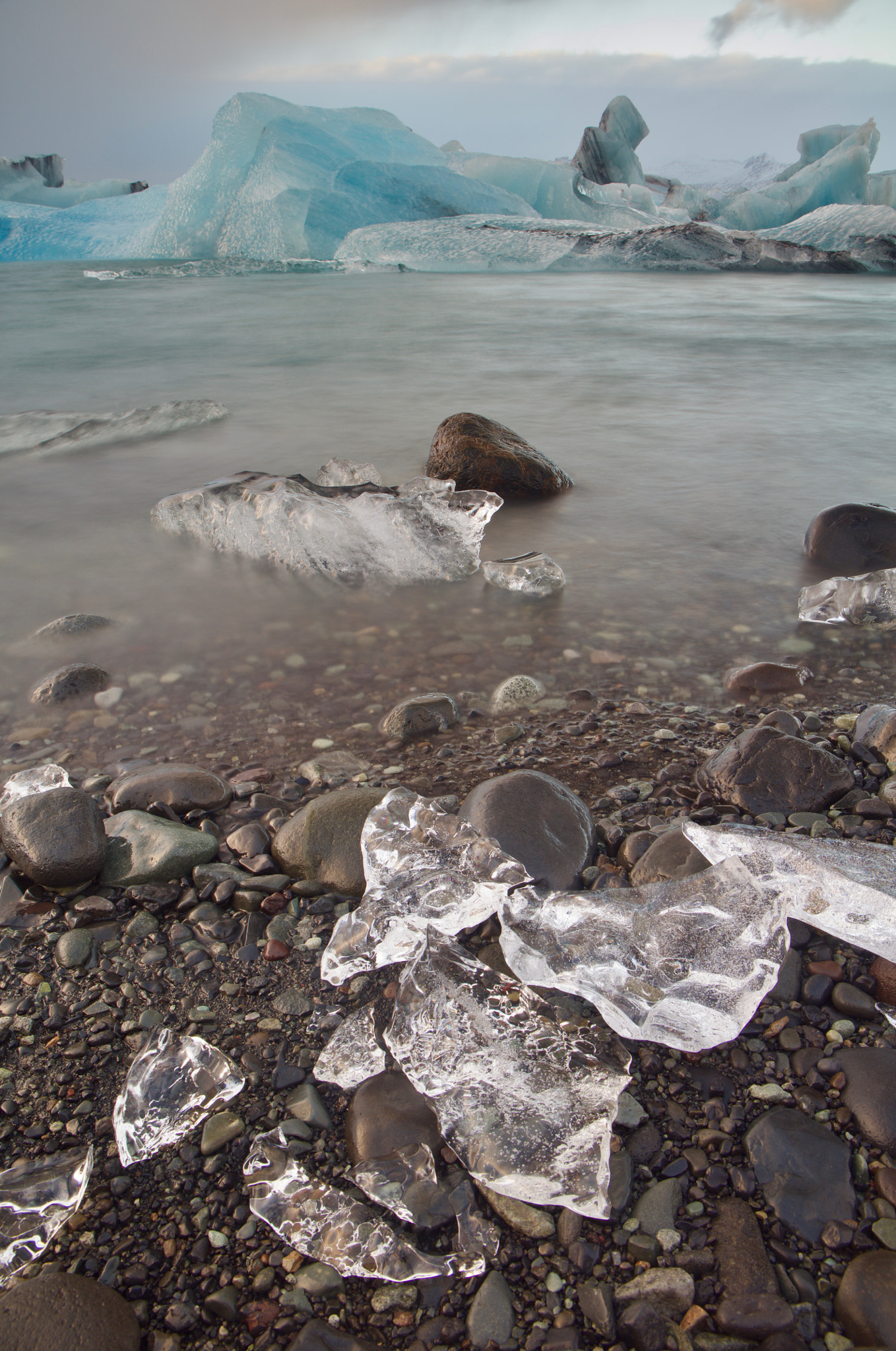 Canon EF 24-70mm F4L IS USM sample photo. Ice beach photography