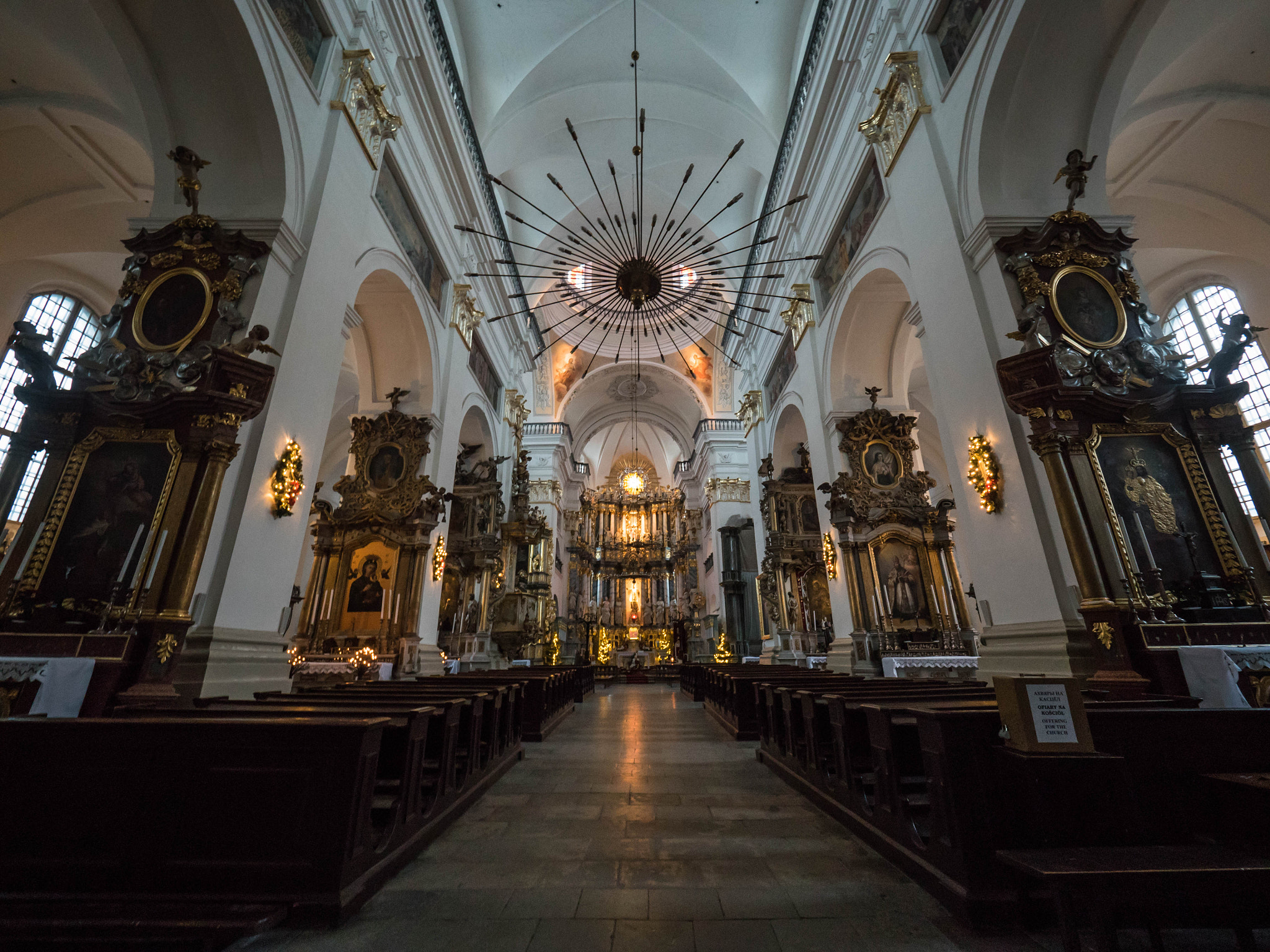 Panasonic Lumix DMC-GH4 + Olympus M.Zuiko Digital ED 7-14mm F2.8 PRO sample photo. Jesuit cathedral of hrodna photography