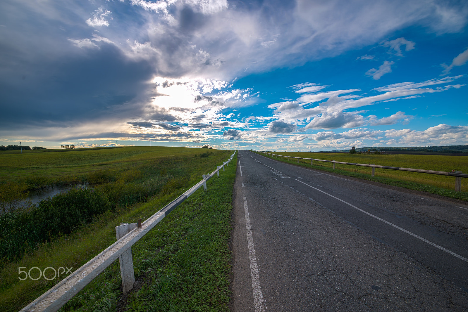 Nikon D800 + Sigma 12-24mm F4.5-5.6 II DG HSM sample photo. Road against the sky photography