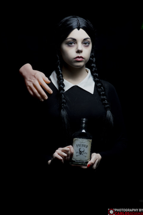 Minolta AF 85mm F1.4 G (D) sample photo. Amberoo cosplay as wednesday adams photography