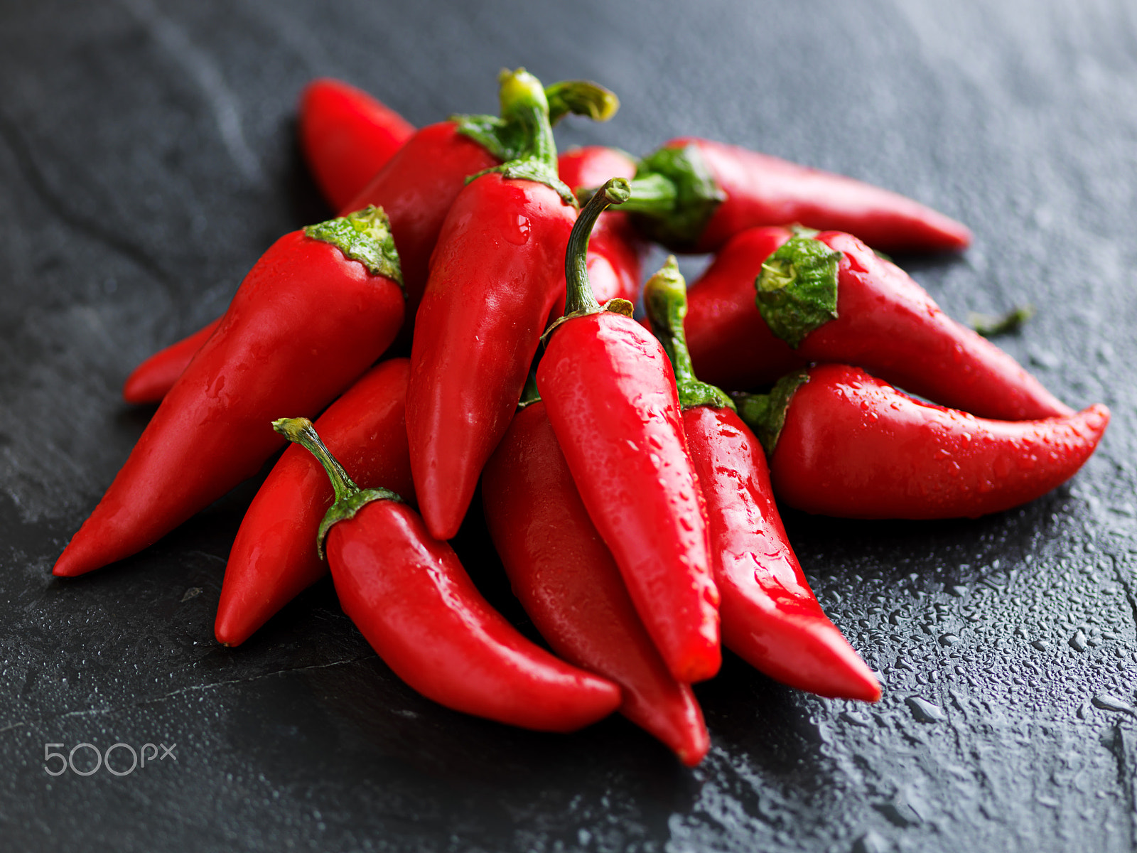 Hasselblad H4D-40 sample photo. Pile of spicy fresno peppers photography