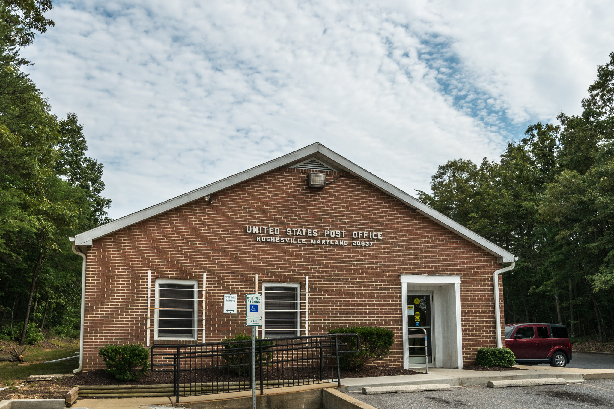 Nikon D800 sample photo. Hughsville md. post office photography