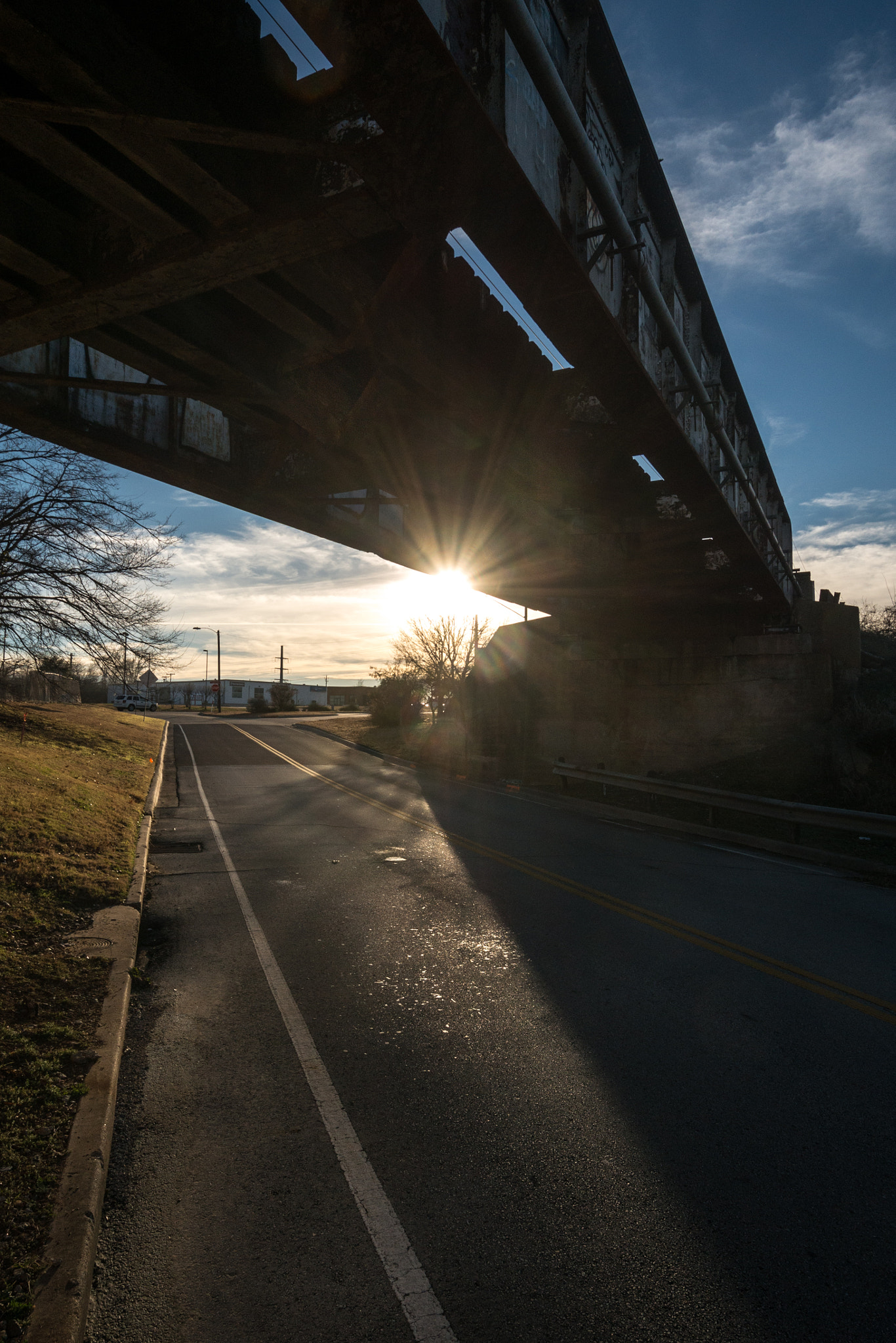Nikon D800 sample photo. Railroad bridge grapevine texas photography
