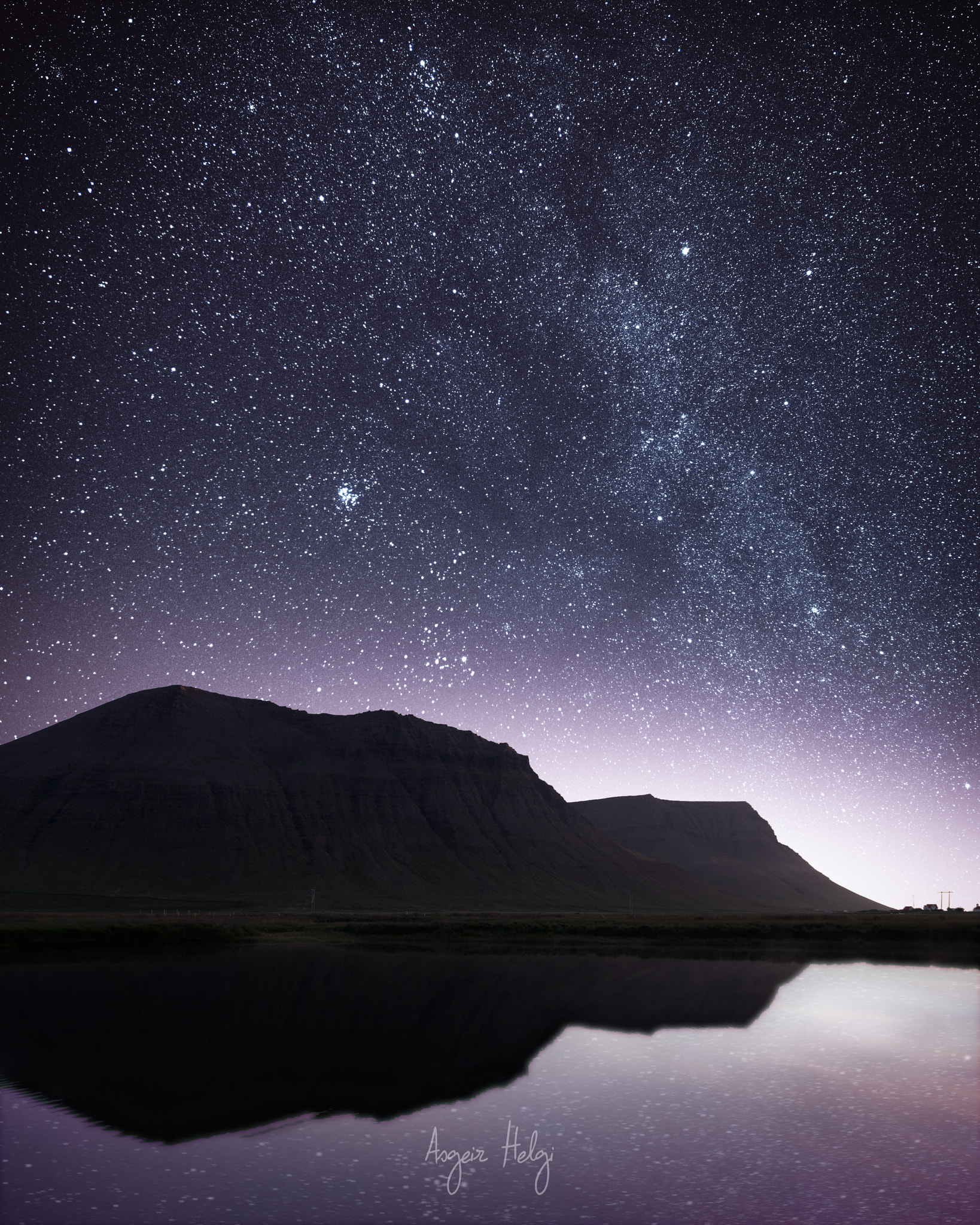Sony a7 + Canon EF 24-105mm F4L IS USM sample photo. Iceland at night photography