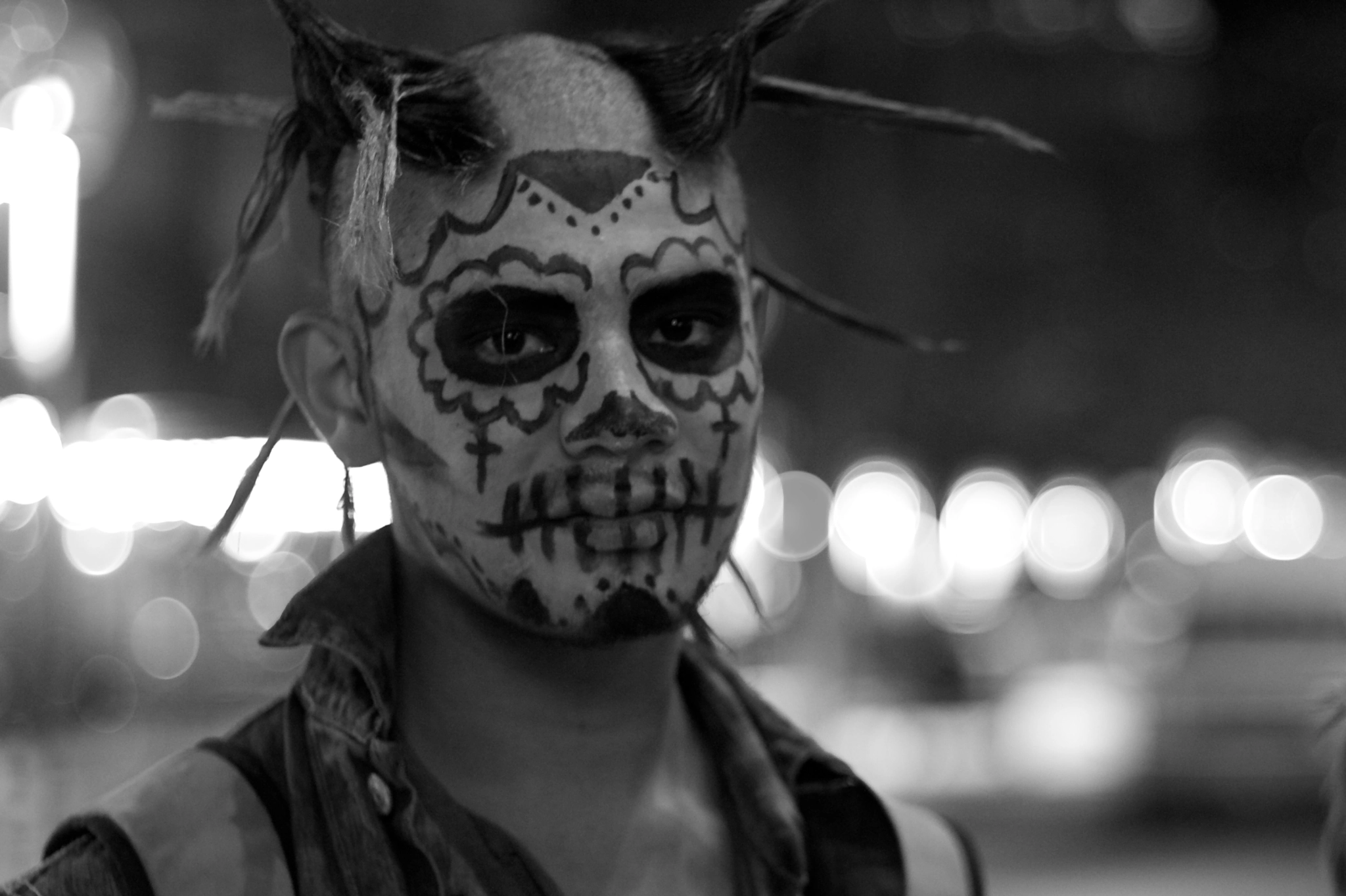 Canon EF 35-80mm f/4-5.6 sample photo. Skeleton punk photography