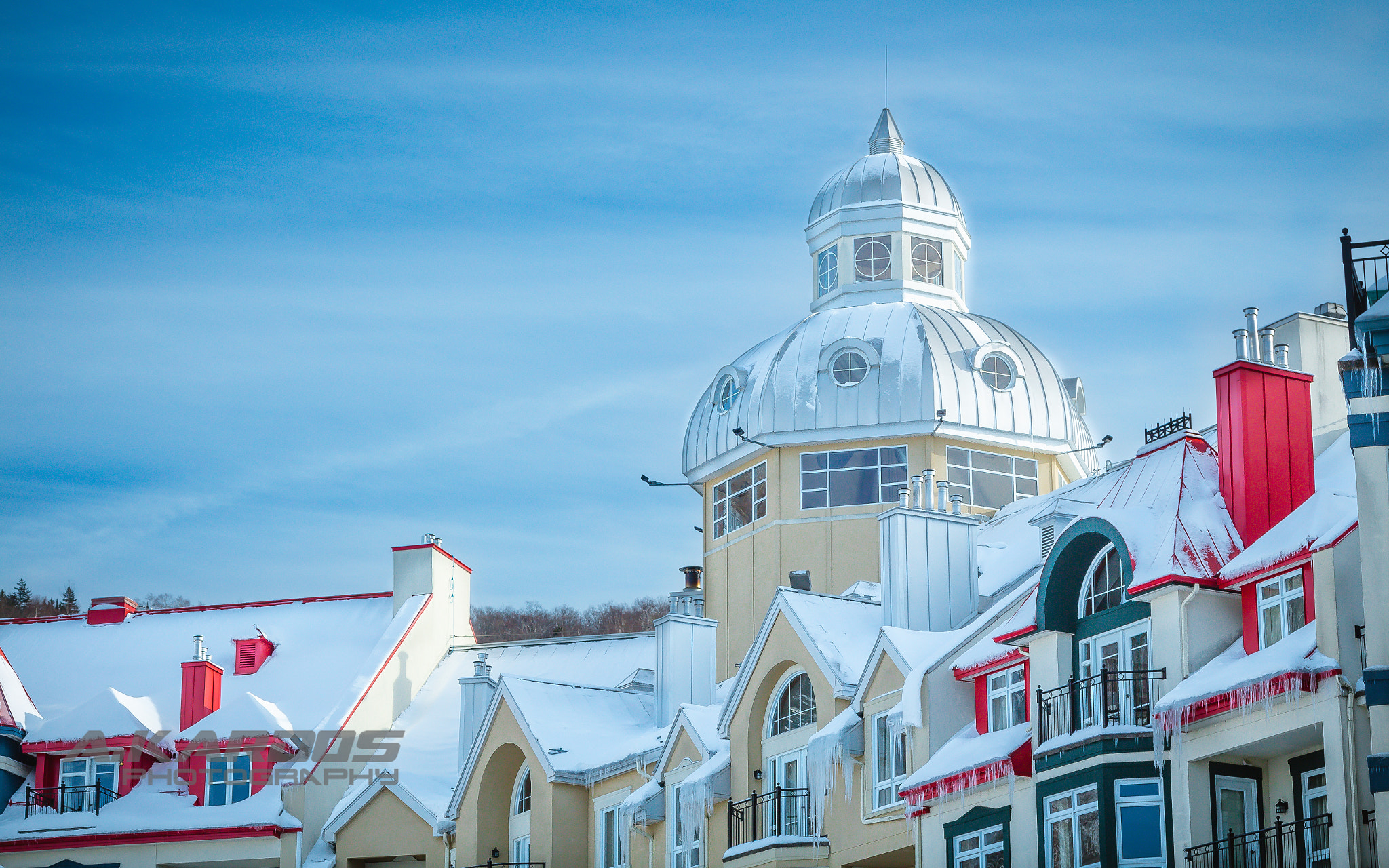Canon EOS 700D (EOS Rebel T5i / EOS Kiss X7i) sample photo. Mont-tremblant village - south side - 2017 photography