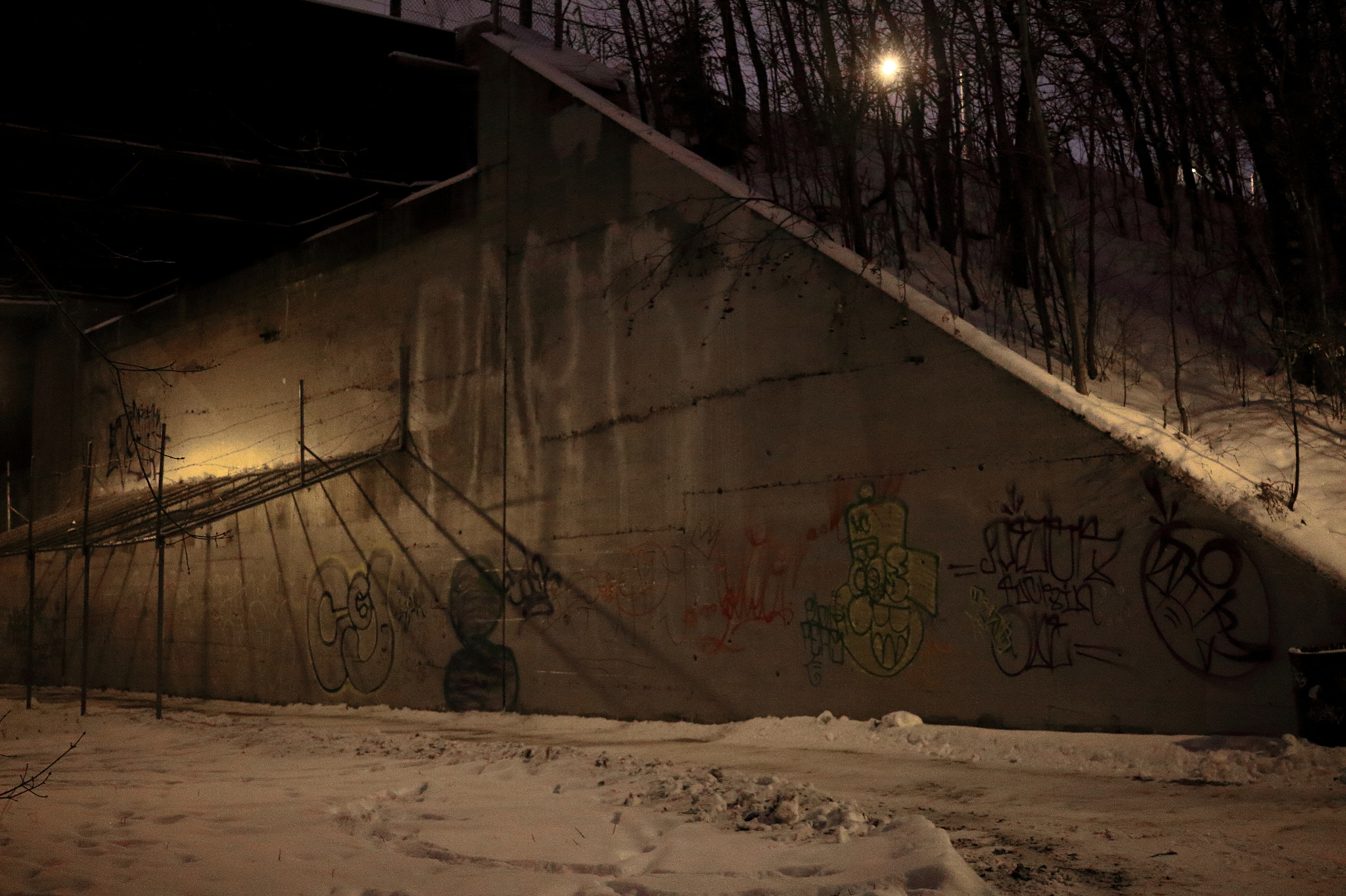Canon EF-S 24mm F2.8 STM sample photo. River valley graffiti photography