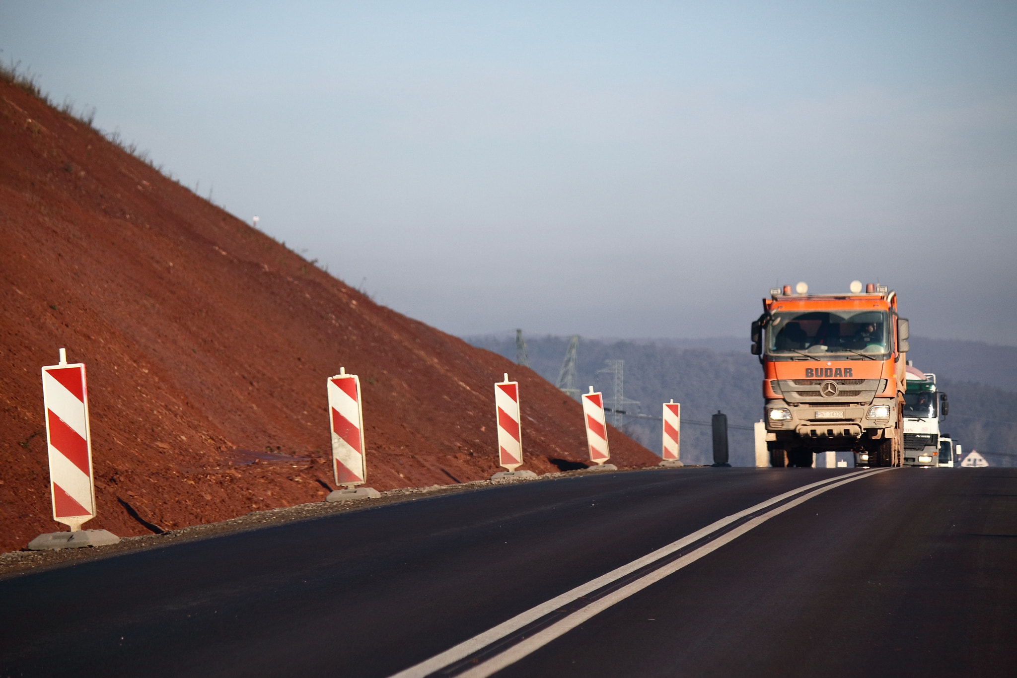 Canon EOS 50D + Canon EF-S 55-250mm F4-5.6 IS sample photo. Road construction photography
