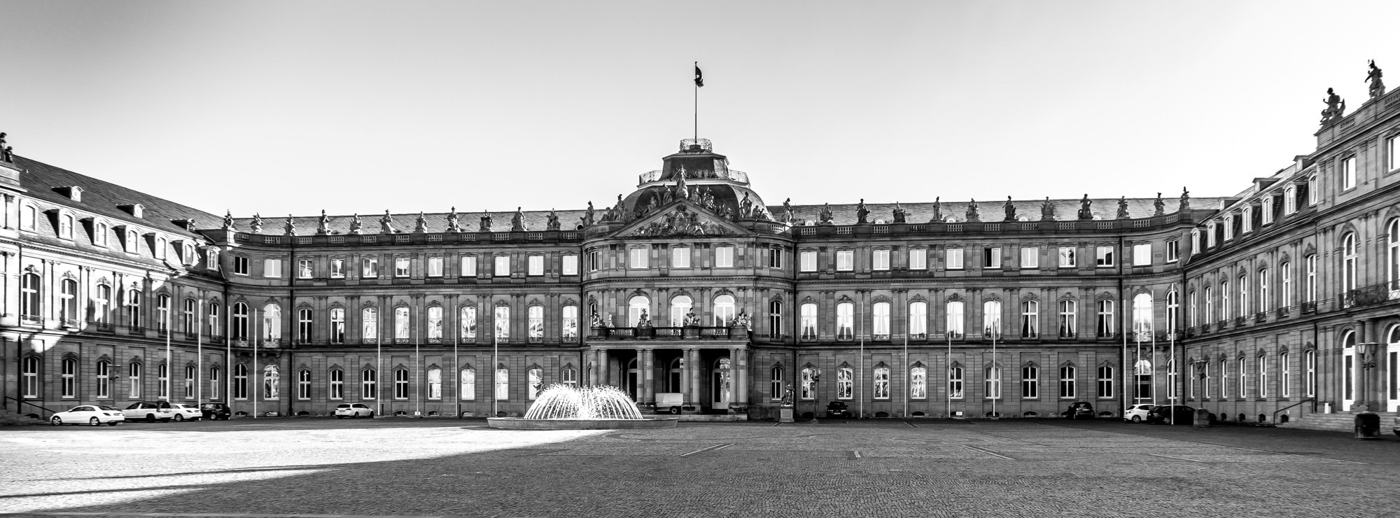 FE 16mm F3.5 Fisheye sample photo. Neues schloss stuttgart germany photography