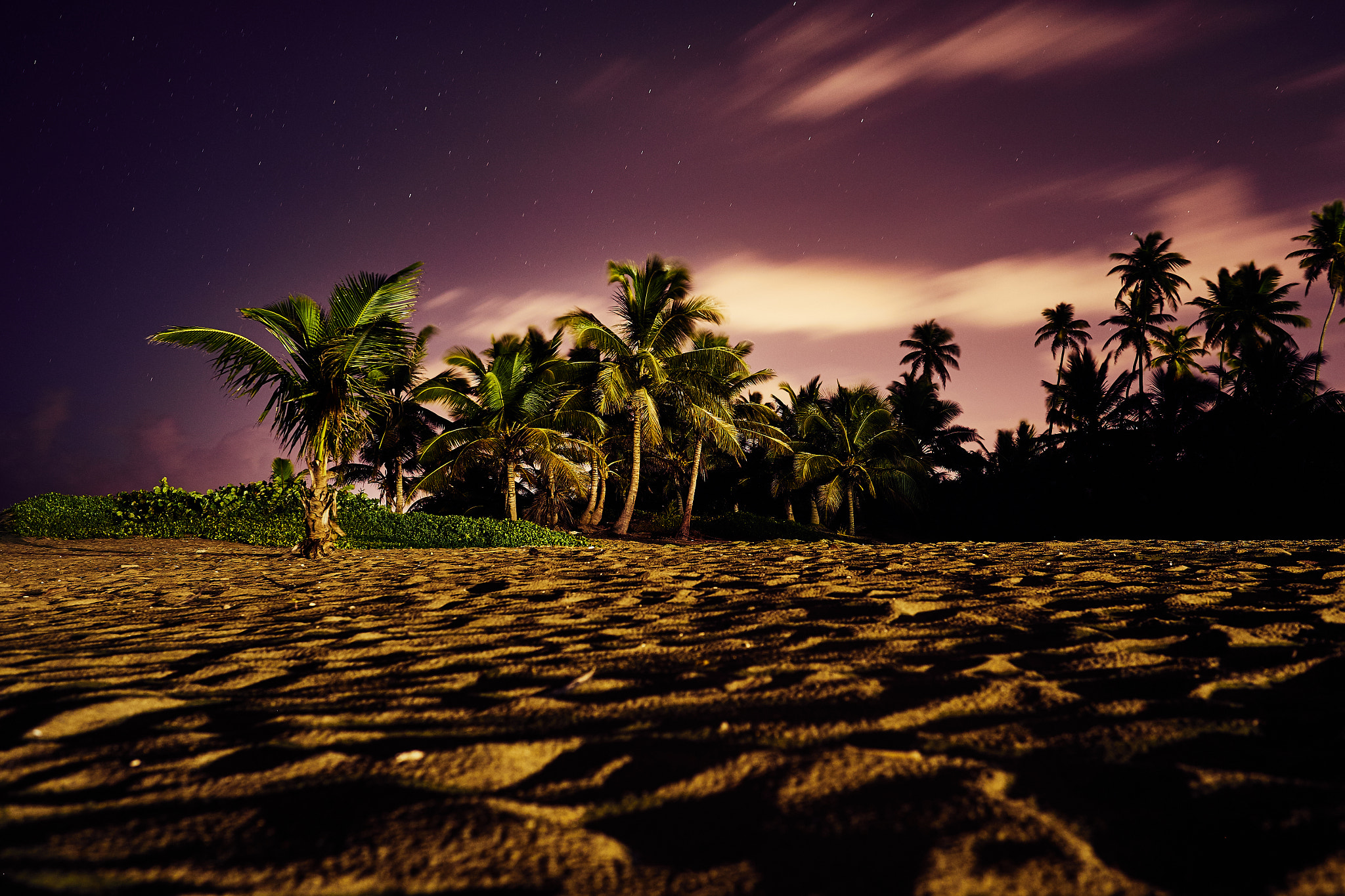 Fujifilm X-E1 + Fujifilm XF 23mm F1.4 R sample photo. Playa sardinera at night photography