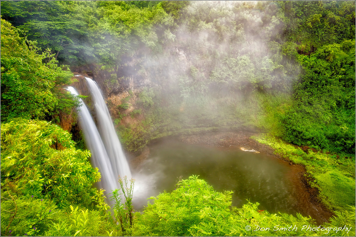 Canon EOS-1Ds Mark III sample photo. Wailua falls photography