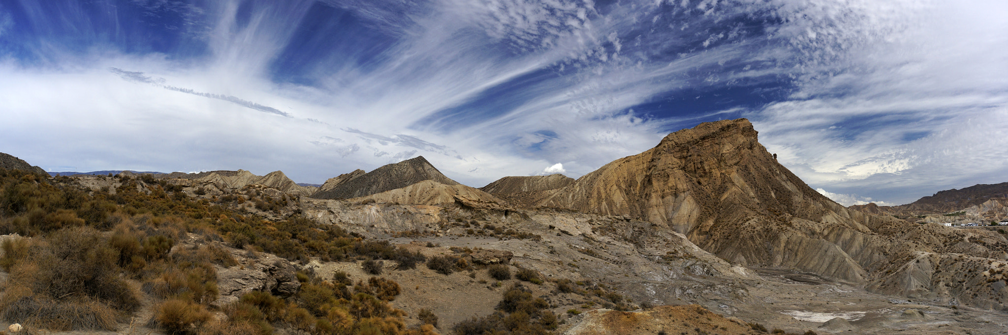 Sony Alpha NEX-5N + Sony E 18-200mm F3.5-6.3 OSS sample photo. Tabernas desert photography