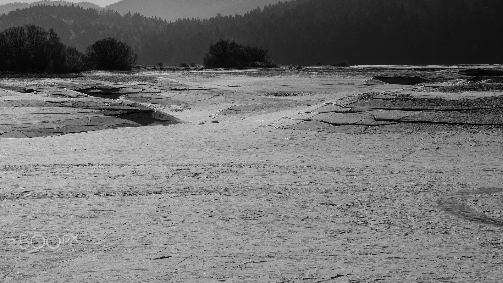 Sony Alpha DSLR-A700 sample photo. Icy ground photography