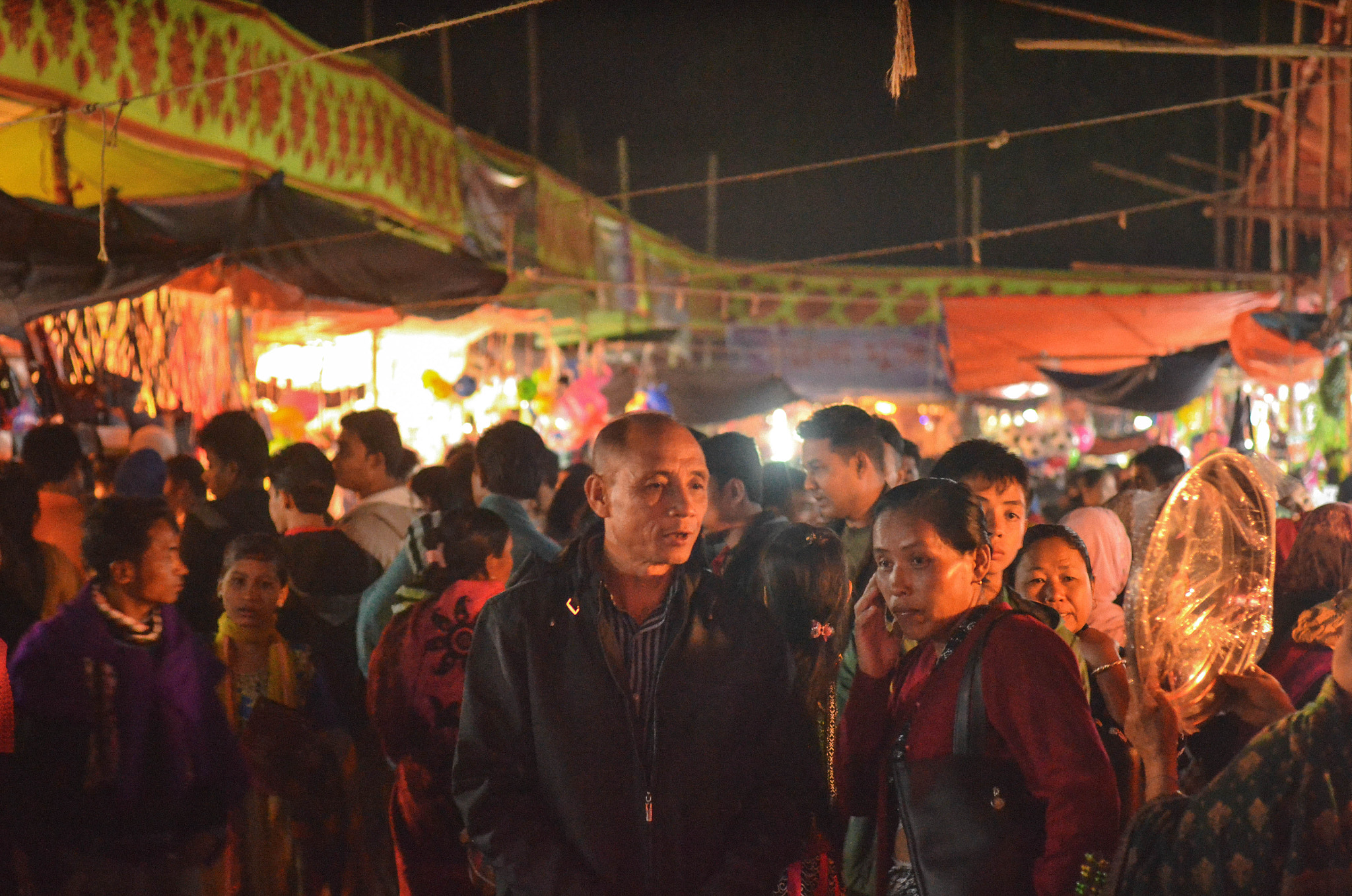 Nikon D3100 + AF Nikkor 50mm f/1.8 sample photo. Typical fair in khagrachhari. photography