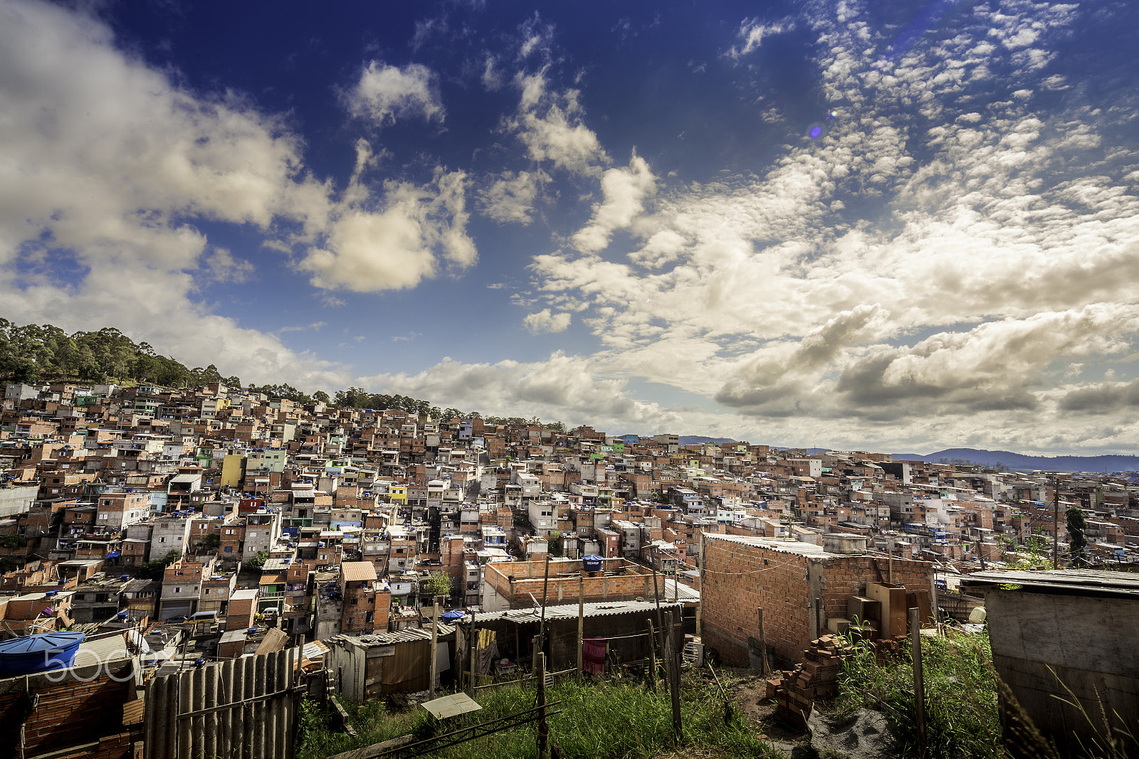 Canon TS-E 17mm F4L Tilt-Shift sample photo. Favela in brazil photography