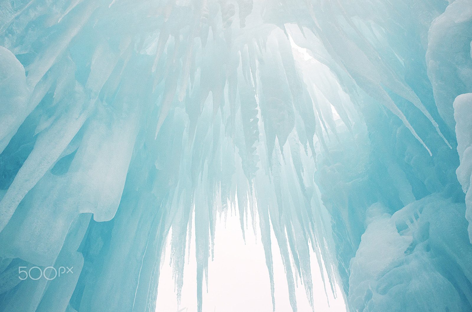 Nikon D5100 + Tamron SP 24-70mm F2.8 Di VC USD sample photo. Ice castles-icicles photography
