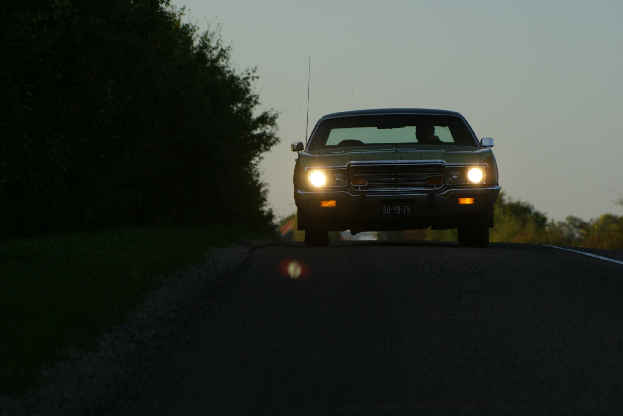 Sony Alpha DSLR-A100 sample photo. 1973 chrysler new yorker photography