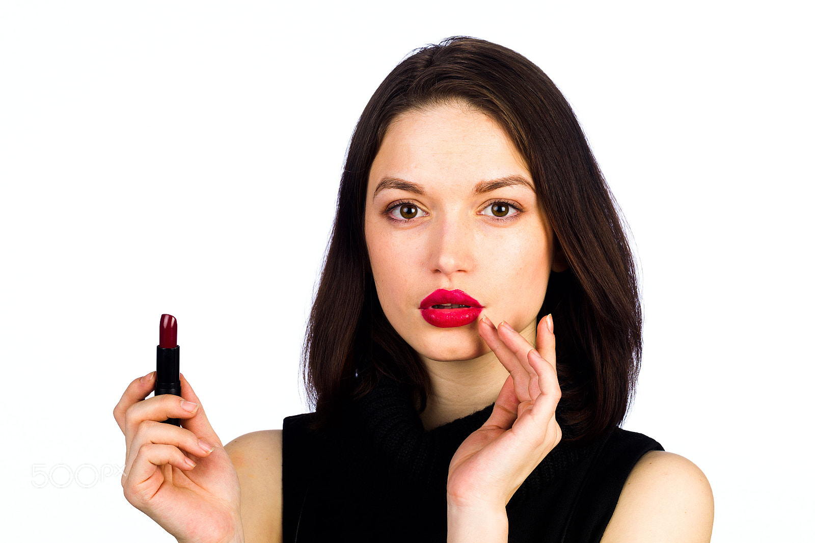 Canon EOS-1D Mark IV sample photo. Young girl makes a make-up photography
