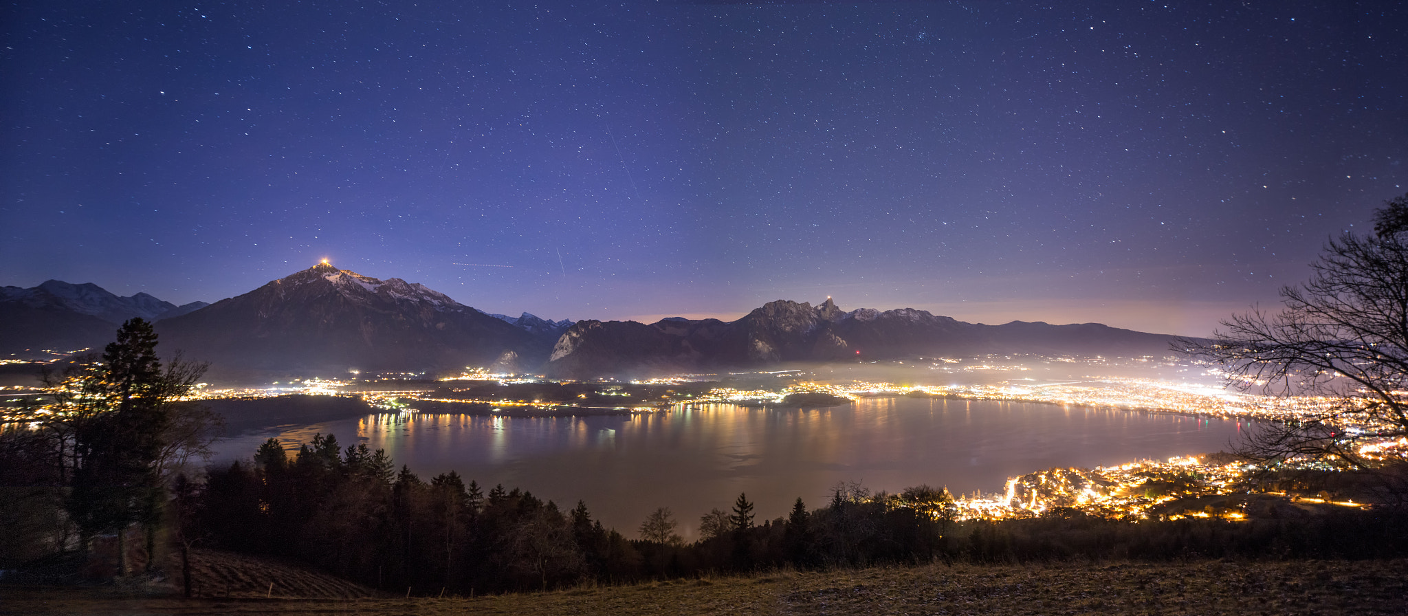 Canon EOS 6D + Canon TS-E 24.0mm f/3.5 L II sample photo. Niesen stockhorn thunersee photography