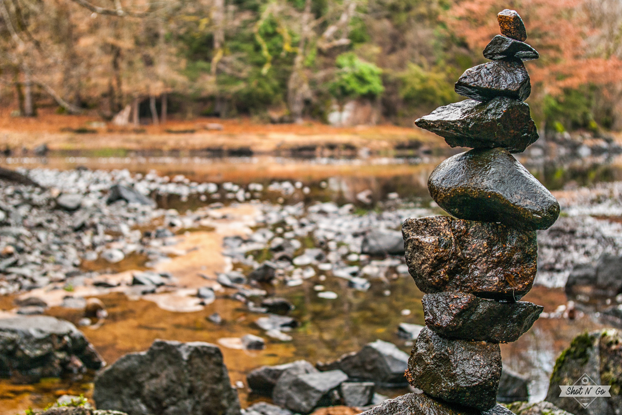 Pentax K20D sample photo. Balanced stones photography
