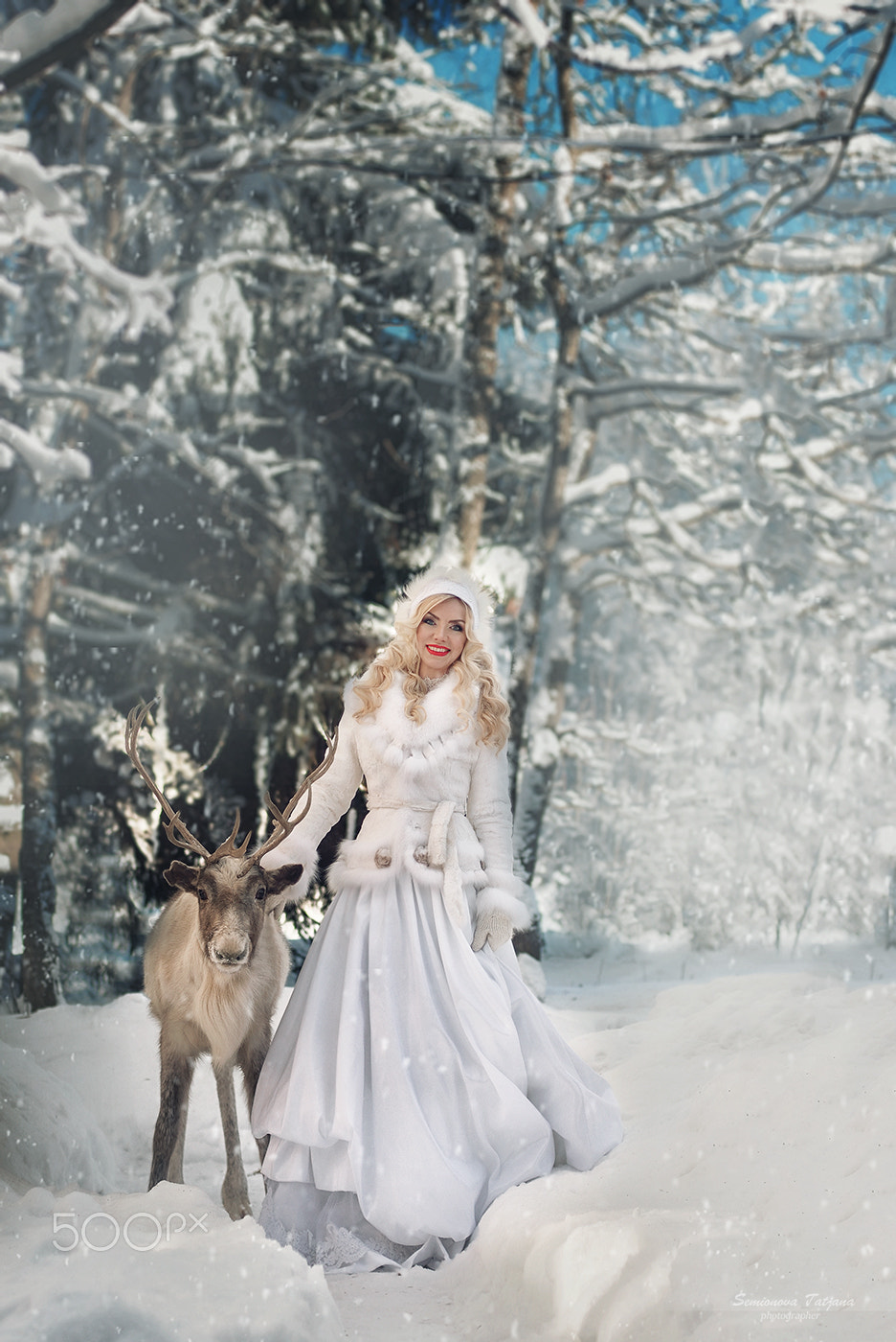 Nikon D90 + Nikon AF Nikkor 50mm F1.4D sample photo. Photoshoot with reindeer photography