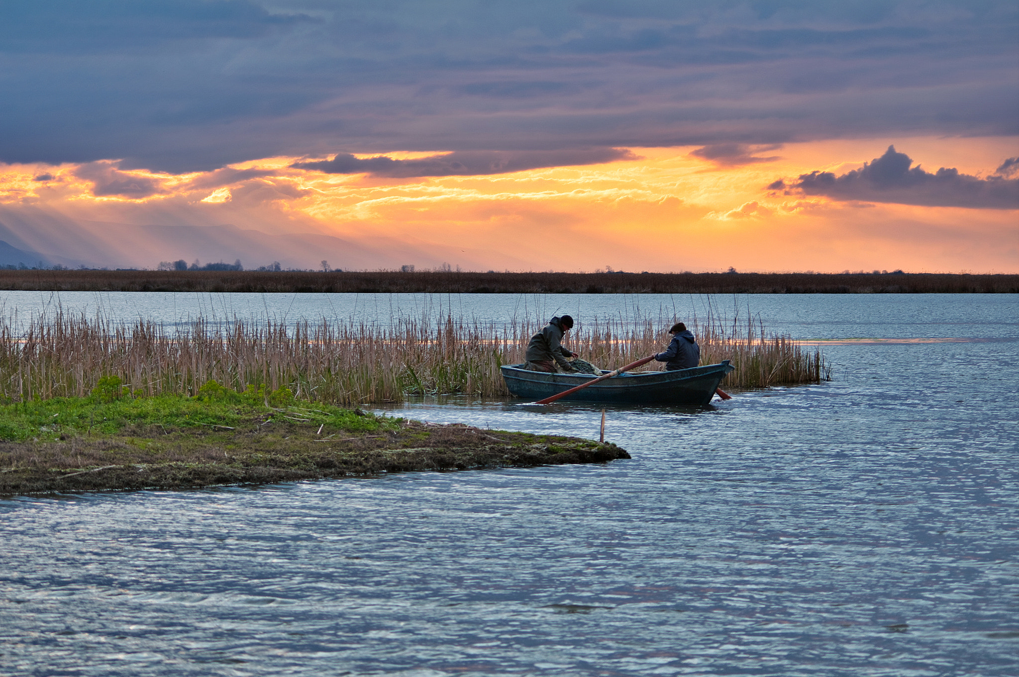 Pentax K-7 sample photo. Fishermen photography