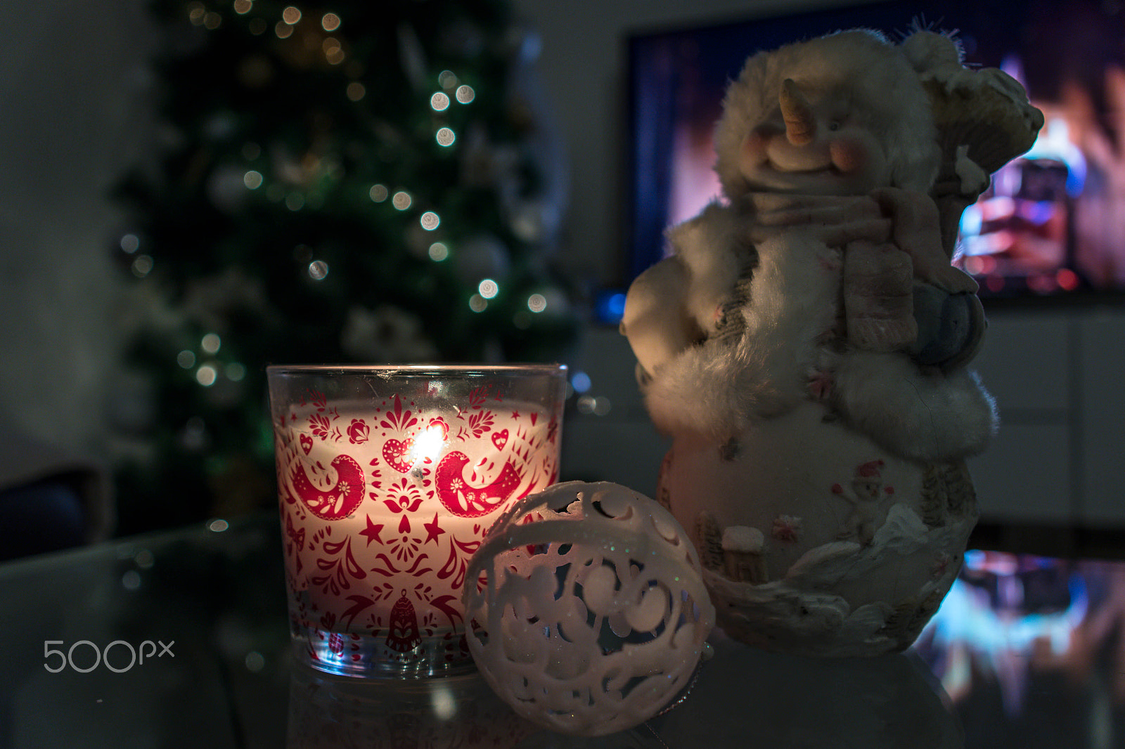 Nikon D500 sample photo. Christmas candle photography
