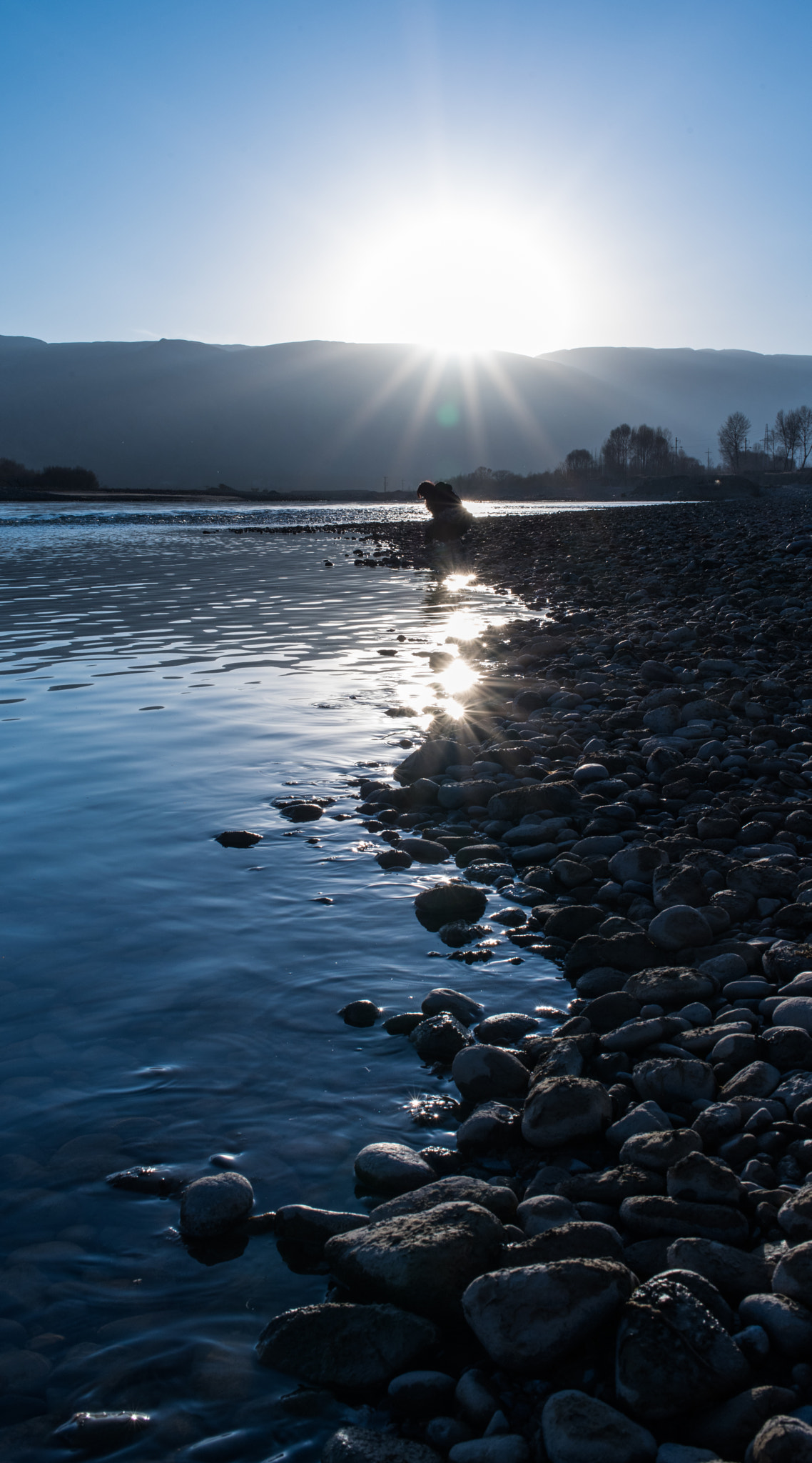 Nikon AF-S Nikkor 35mm F1.8G ED sample photo. 黄河 日落 photography