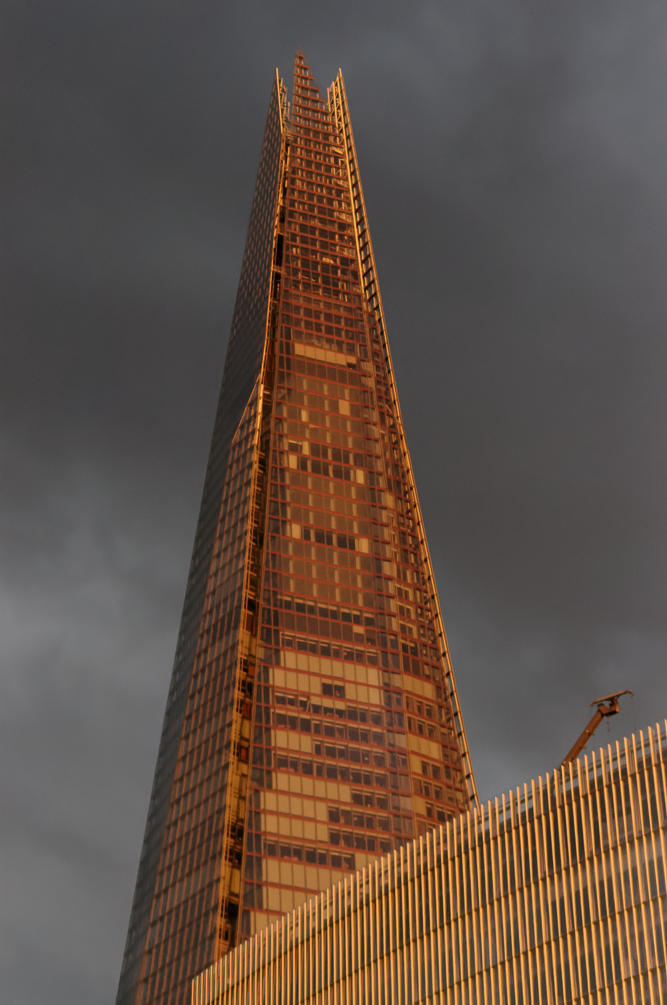 Pentax K-x sample photo. Sunset on the shard photography