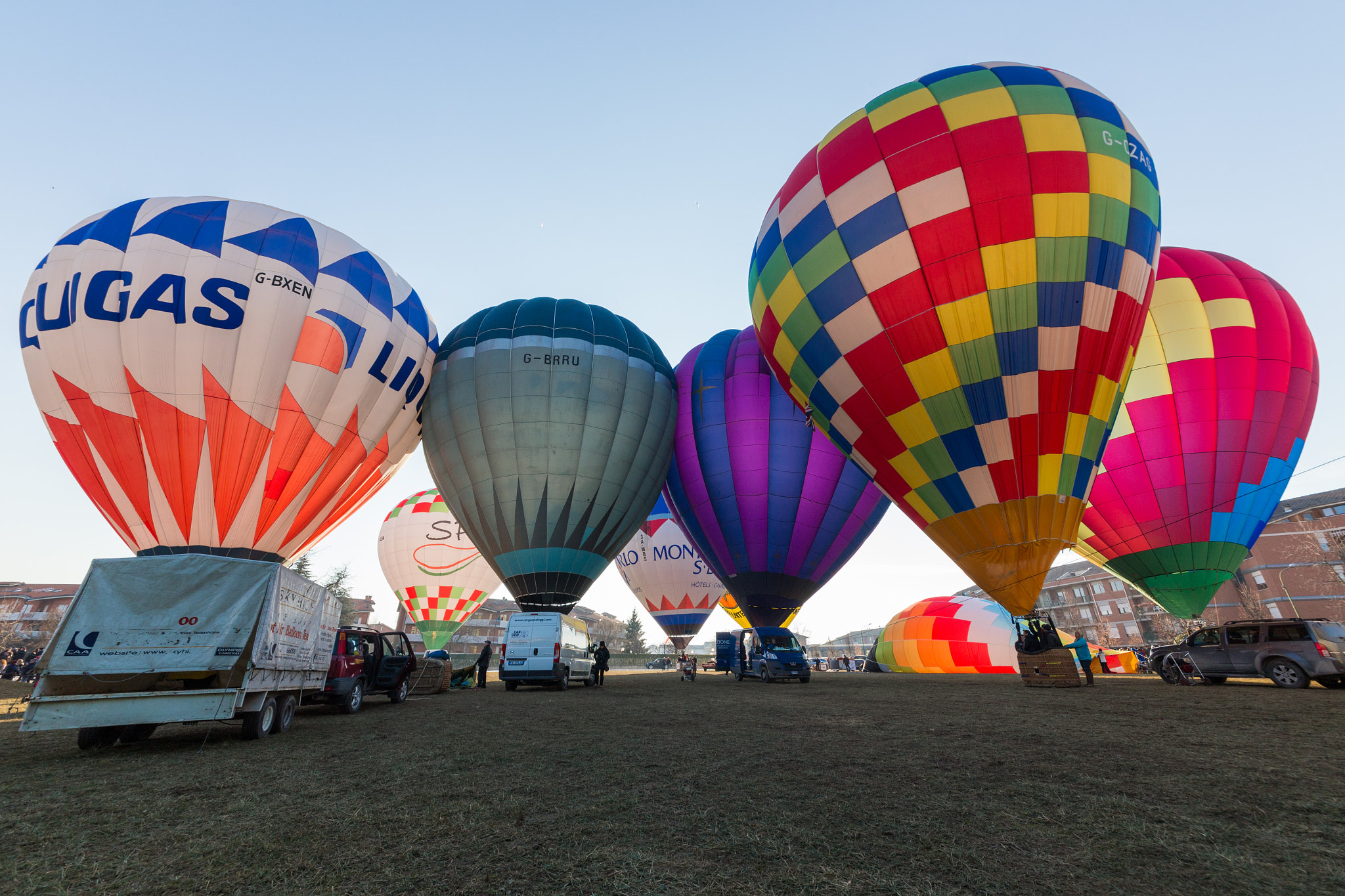 Canon EOS 6D + Sigma 12-24mm F4.5-5.6 II DG HSM sample photo. Caccia alla volpe - raduno aerostatico dell'epifania 2017 photography