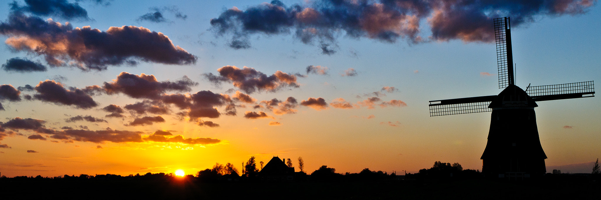 Nikon D300S sample photo. Volendam sunset photography
