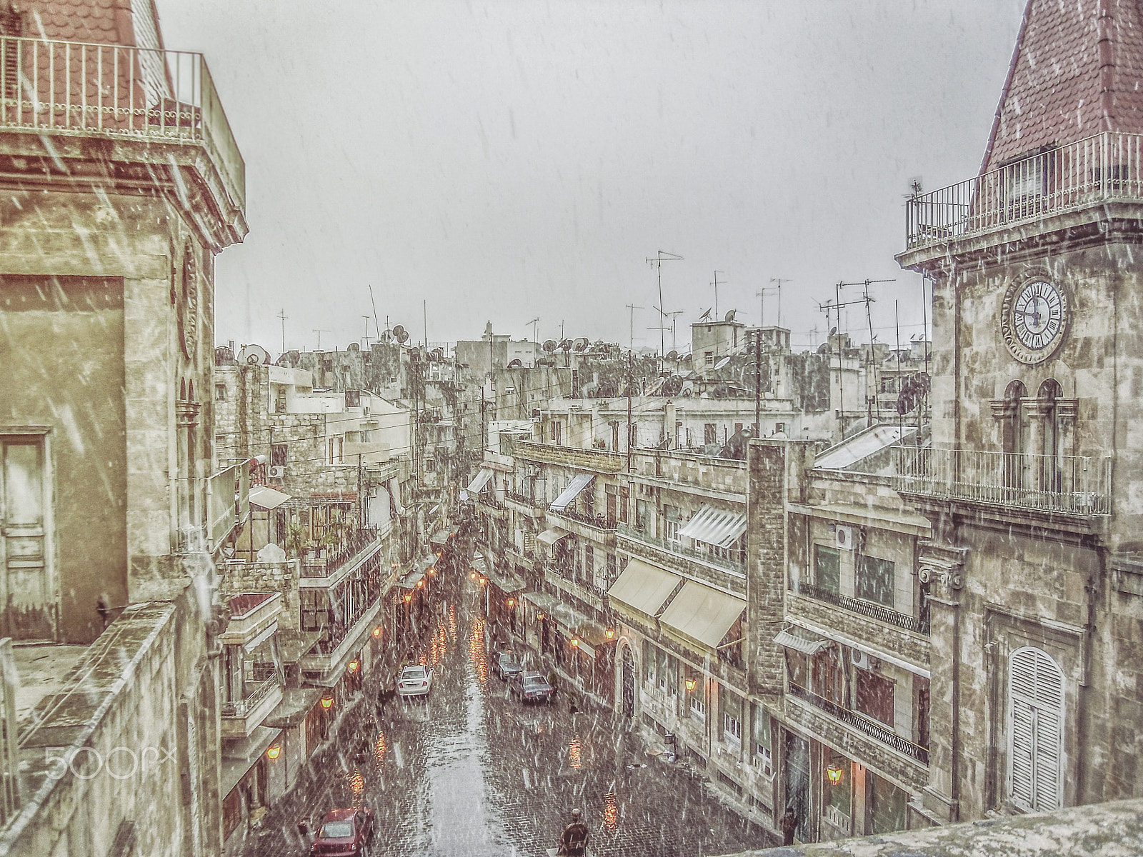 Samsung PL200/VLUU PL200 sample photo. Old aleppo snow photography